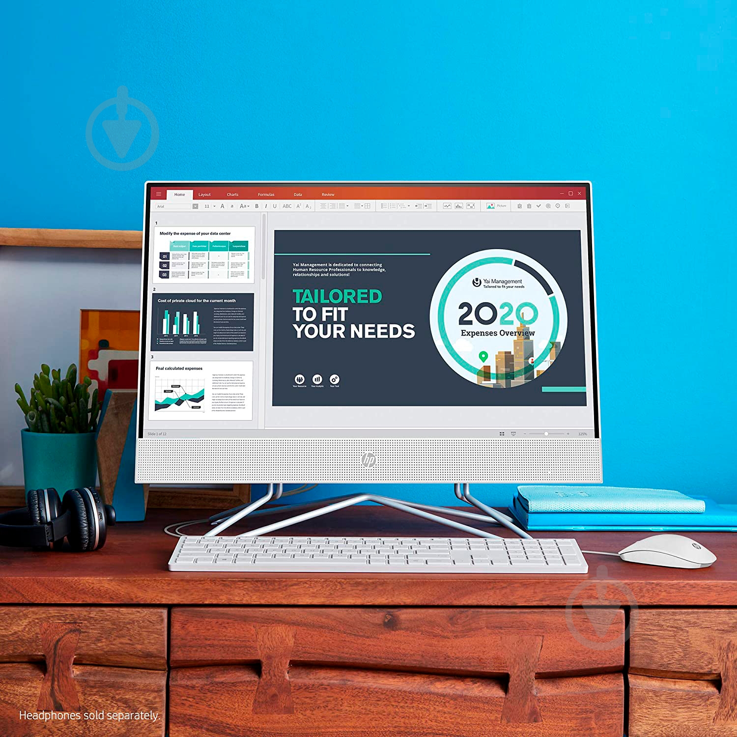 Моноблок HP All-in-One 21,5 (28Z07EA) white - фото 6