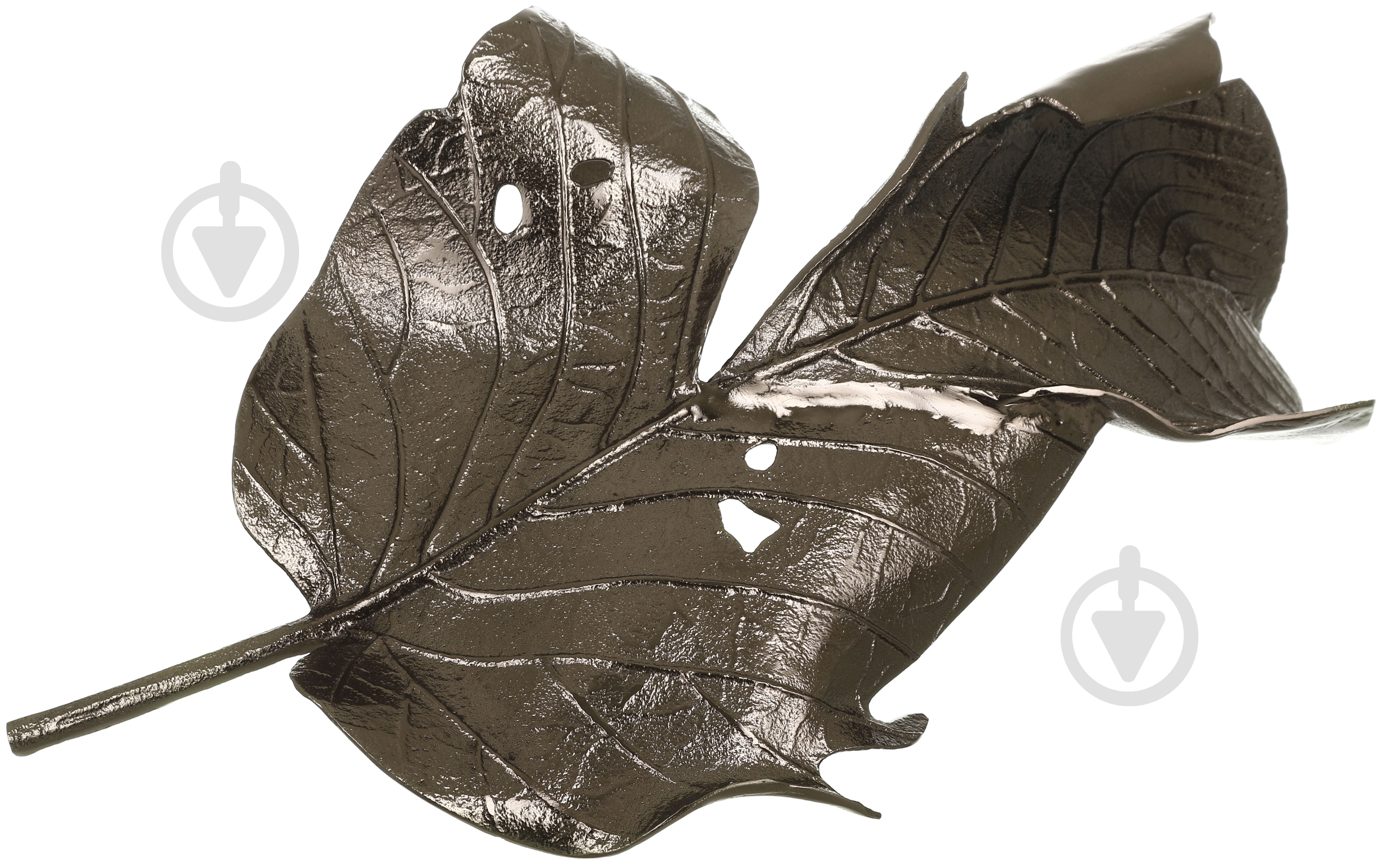 Статуетка PANACHE Organic Leaves 02967 30х54х18 см зістарена латунь - фото 1