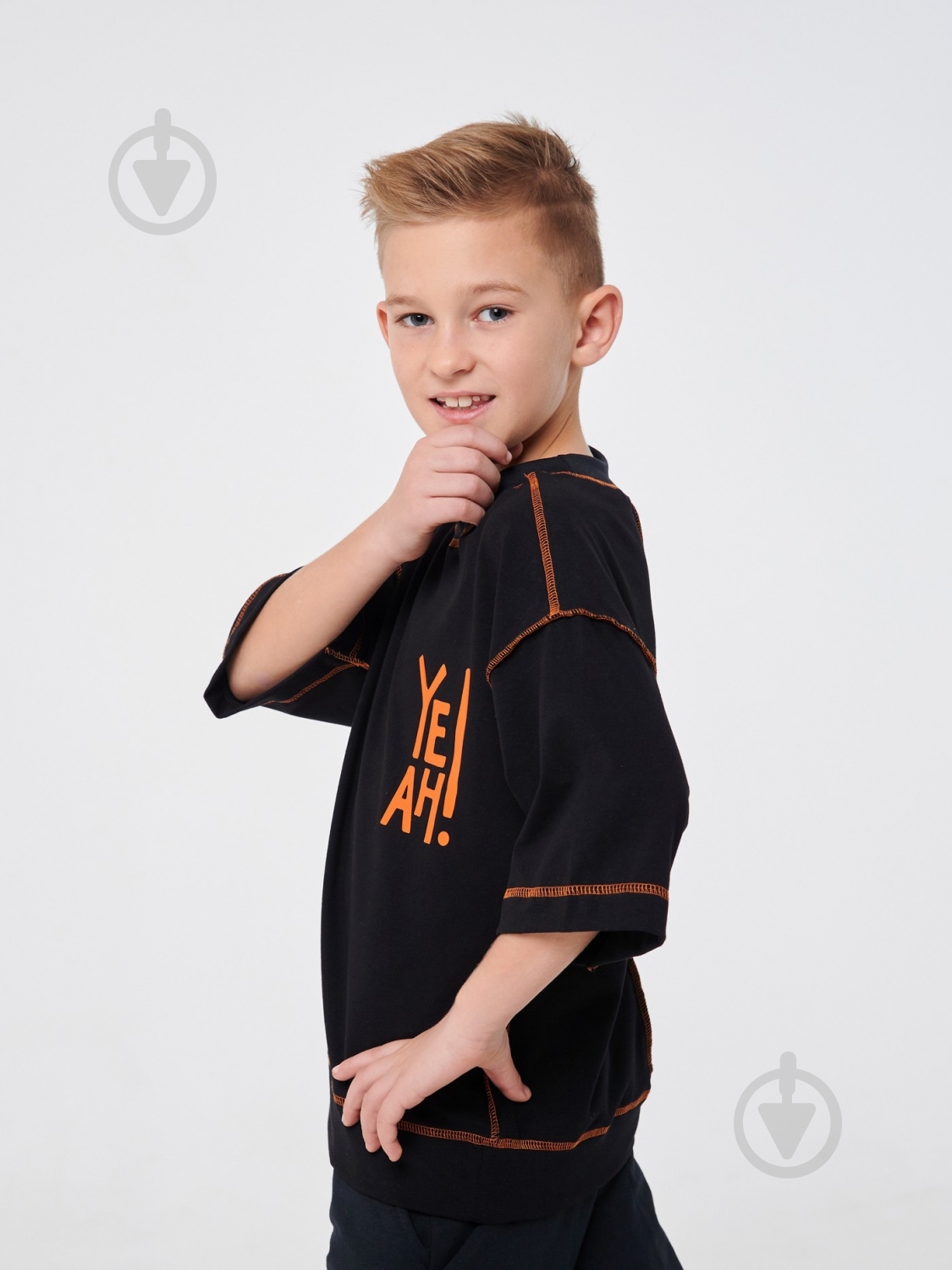 Рубашка Smil р.122 черный 110678 - фото 3