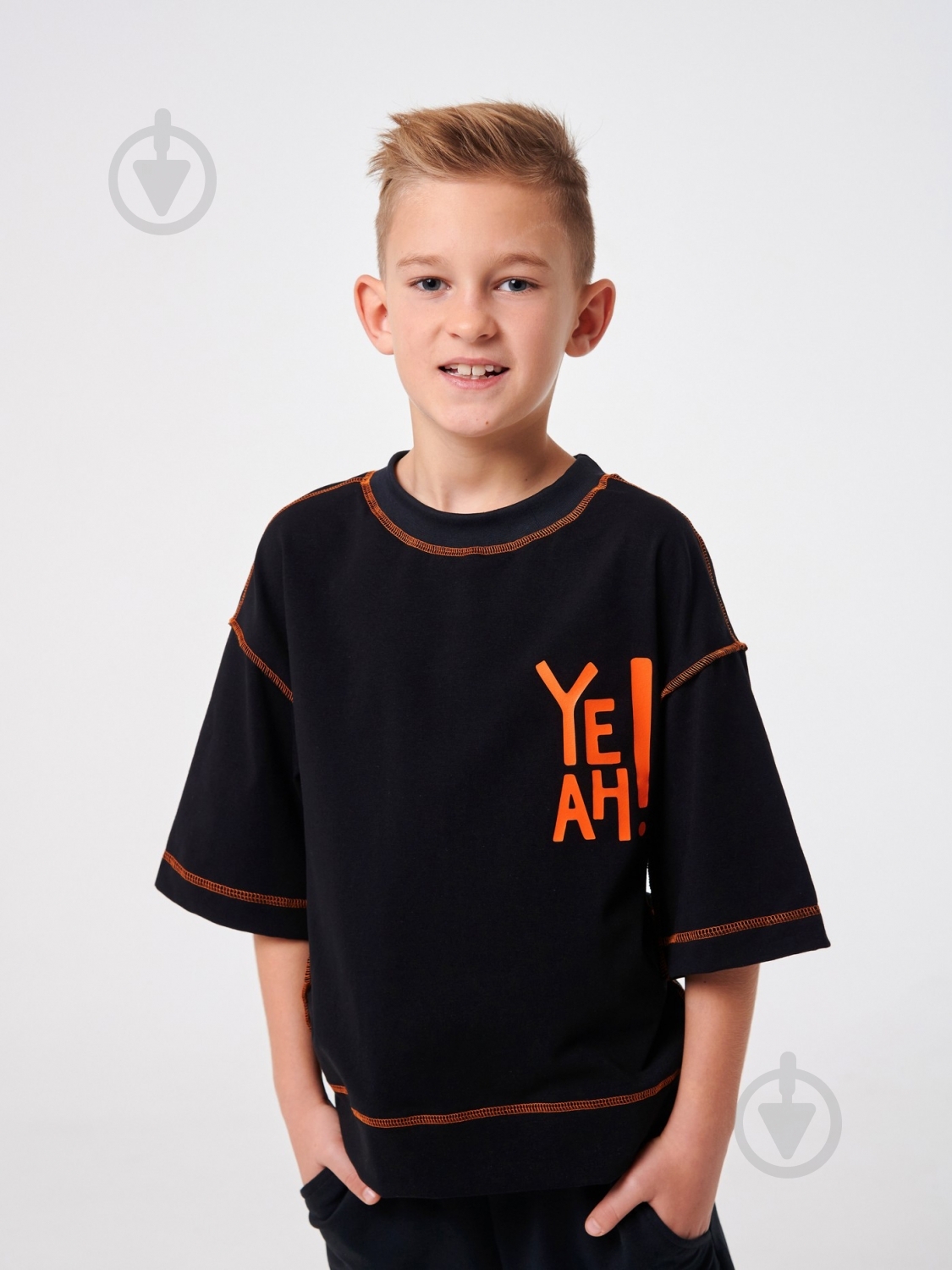 Рубашка Smil р.122 черный 110678 - фото 1