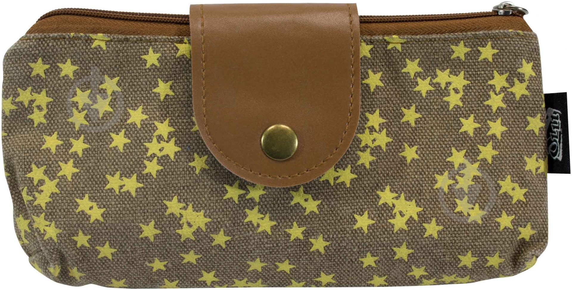 Пенал Небо OL-9614 Olli желтыйкоричневый - фото 1