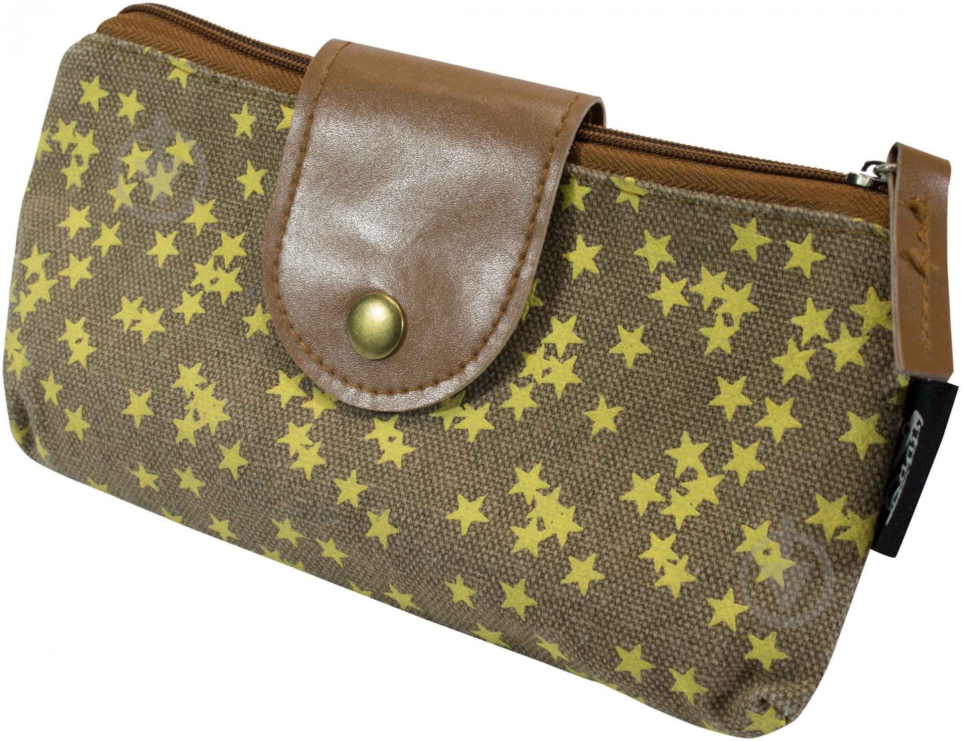 Пенал Небо OL-9614 Olli желтыйкоричневый - фото 3