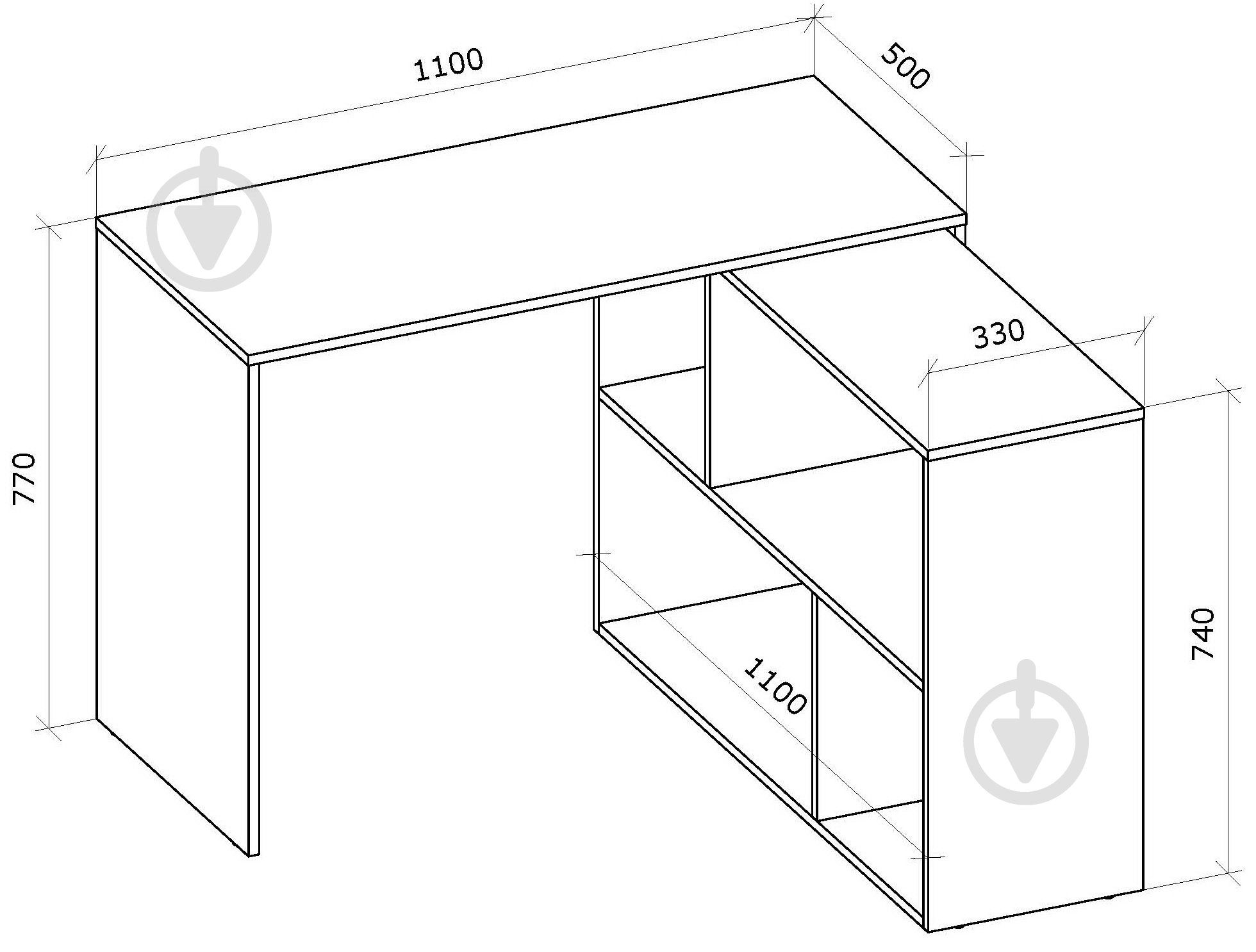 Стол письменный Грейд Бремен Альба - фото 4