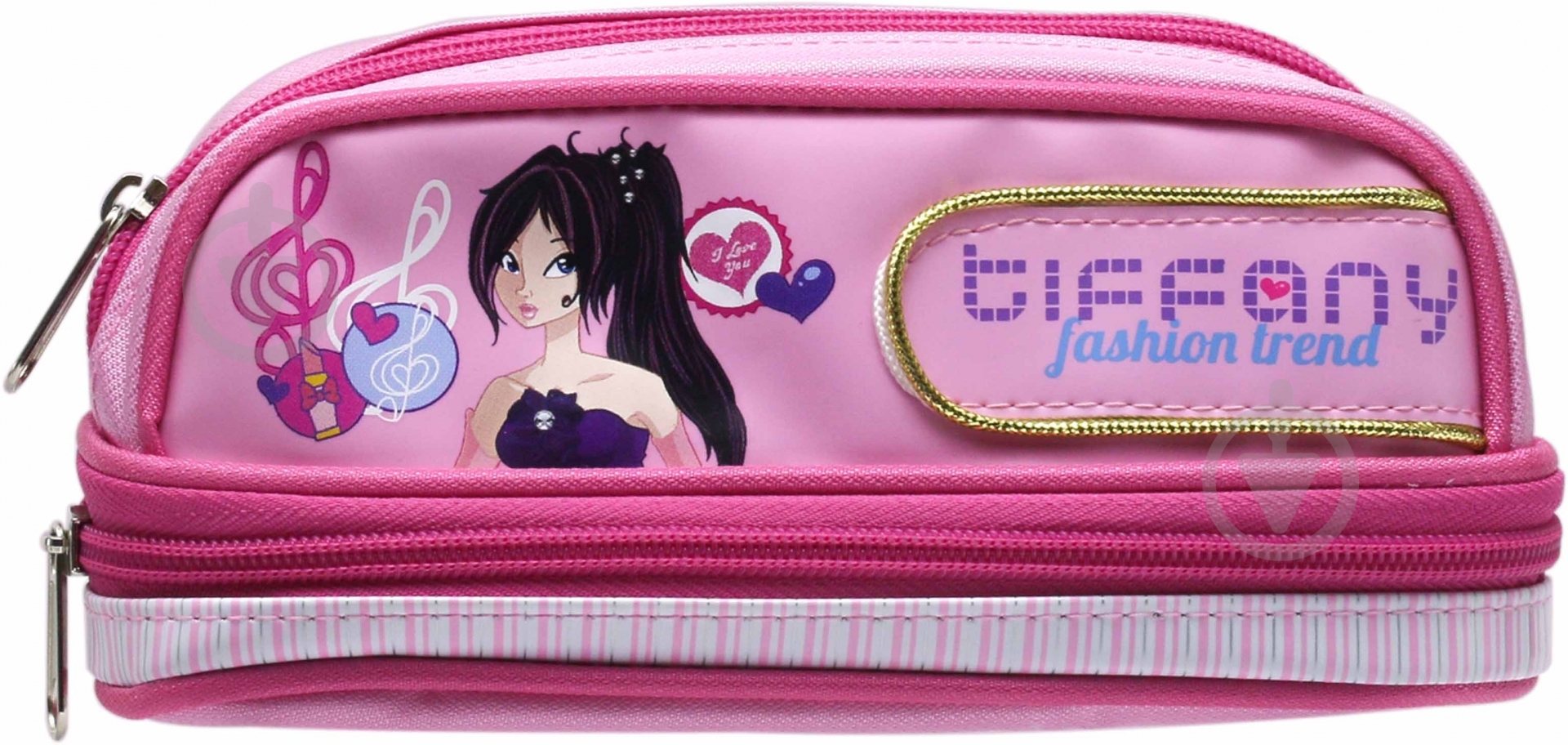 Пенал Tiffany OL-01615 Olli розовый - фото 1