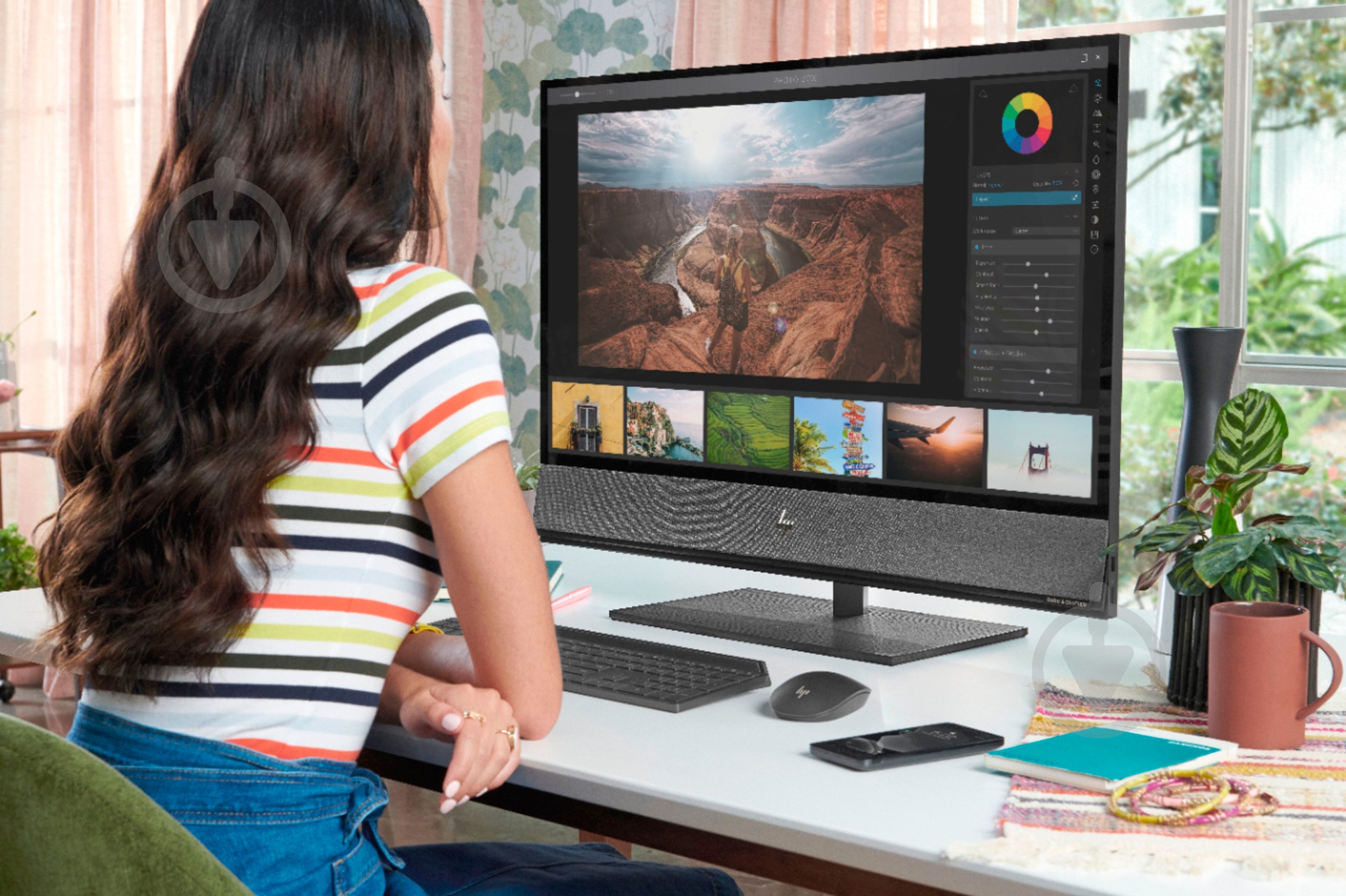 Моноблок HP Envy AiO 31,5 (9MN79EA) grey - фото 13