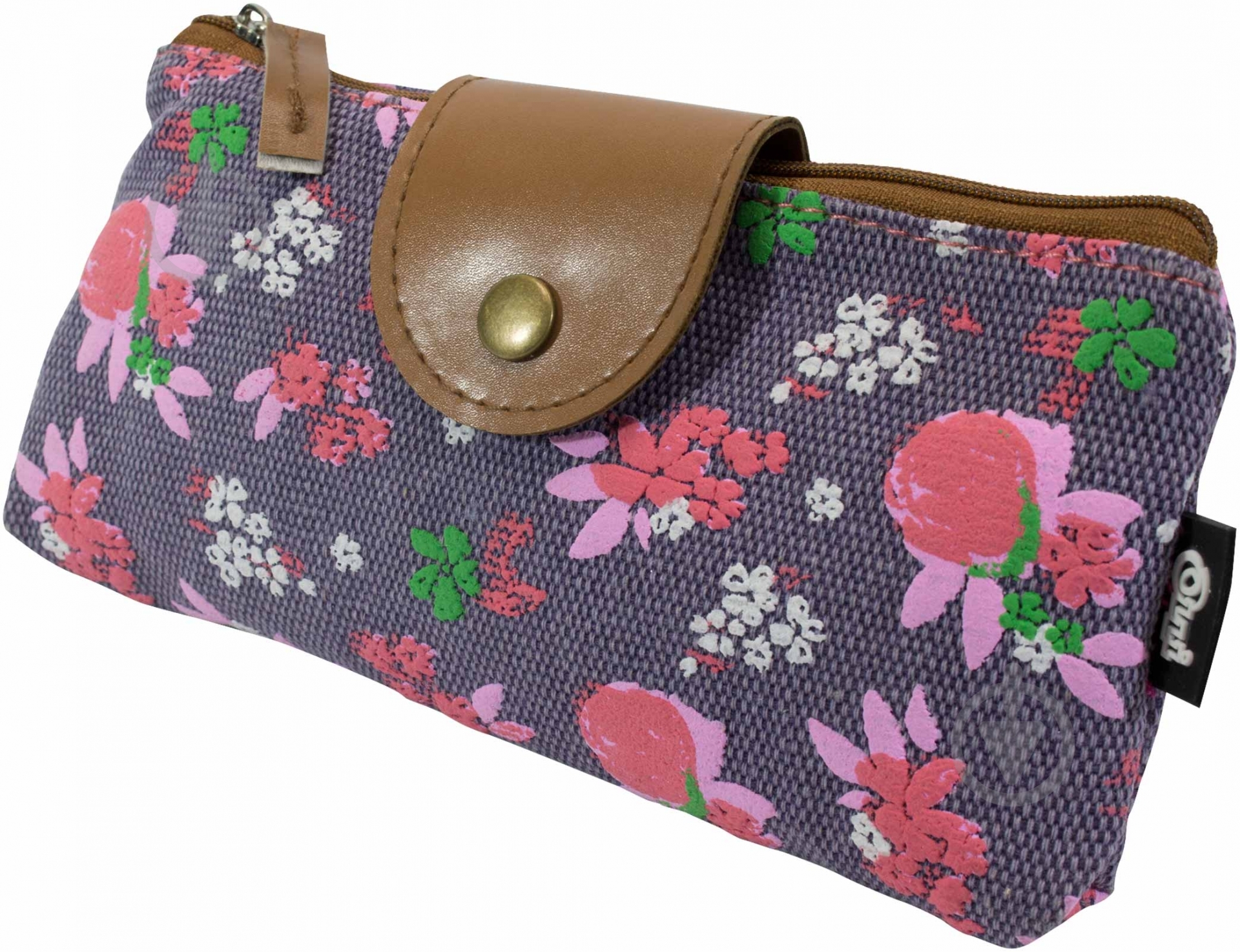 Пенал Rose OL-03915 Olli белый с розовымфиолетовый - фото 2