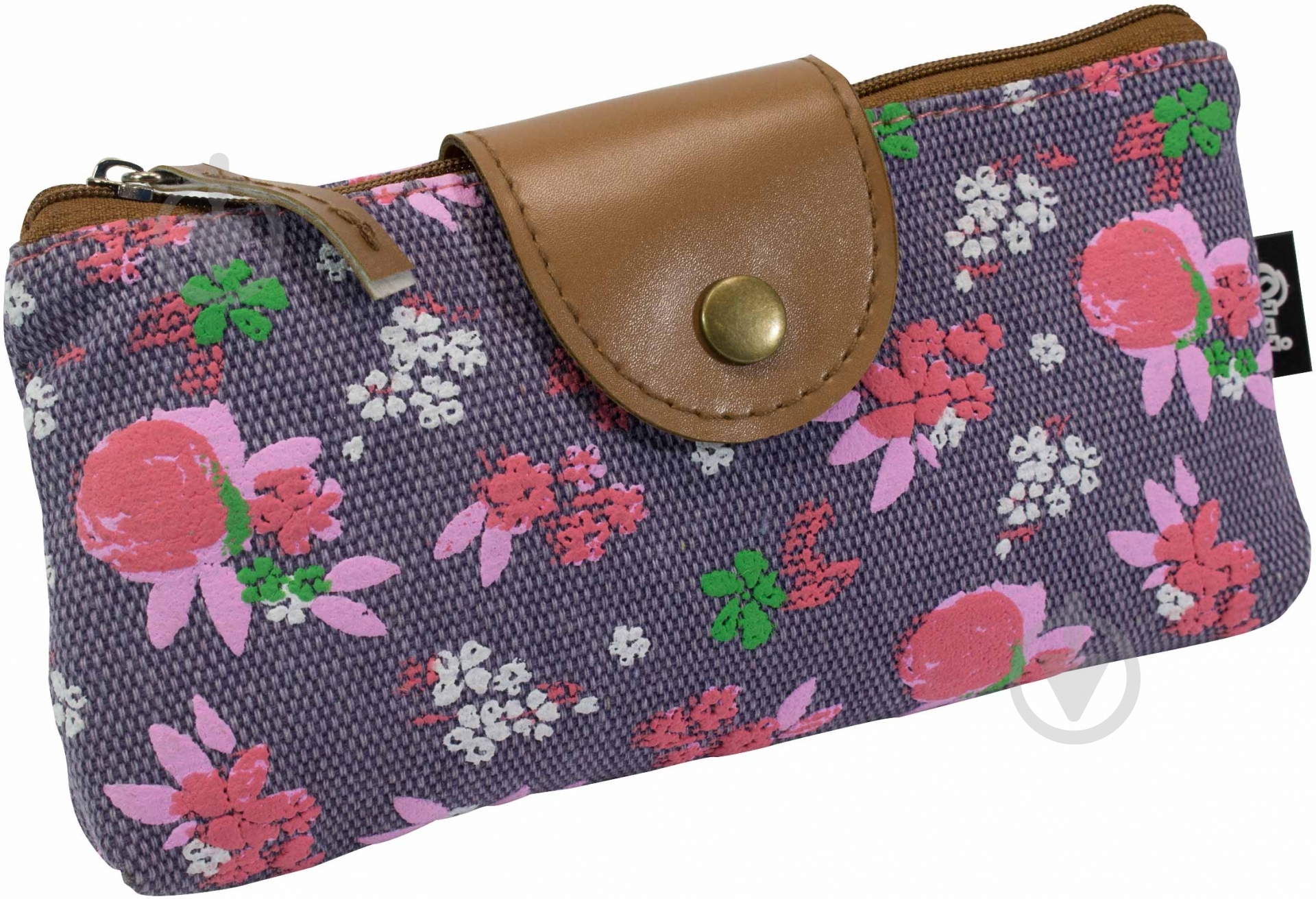 Пенал Rose OL-03915 Olli белый с розовымфиолетовый - фото 3