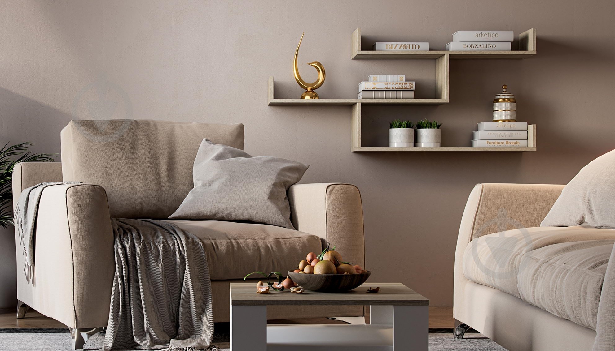 Полка Грейд Остин 1194x550 мм дуб сонома - фото 2 Полка Грейд Остин 1194x550 мм дуб сонома - фото 2