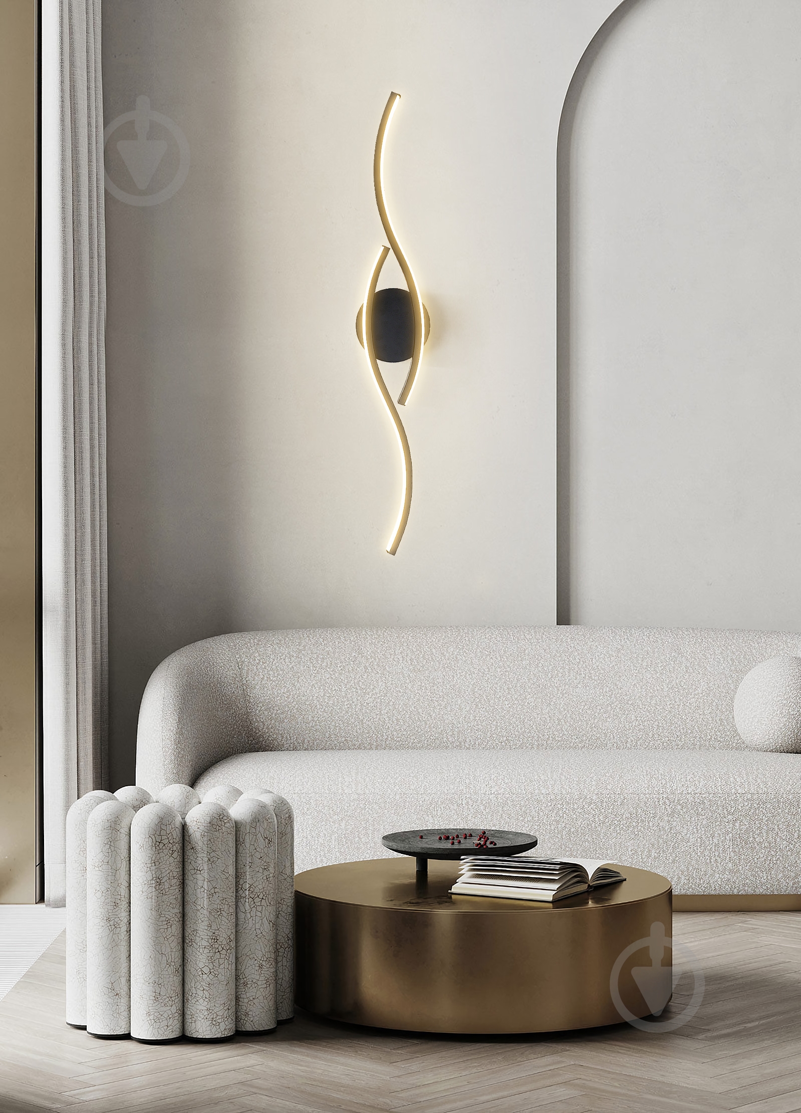 Бра Laguna Lighting 12 Вт LED-модуль черный 25761-12 - фото 2