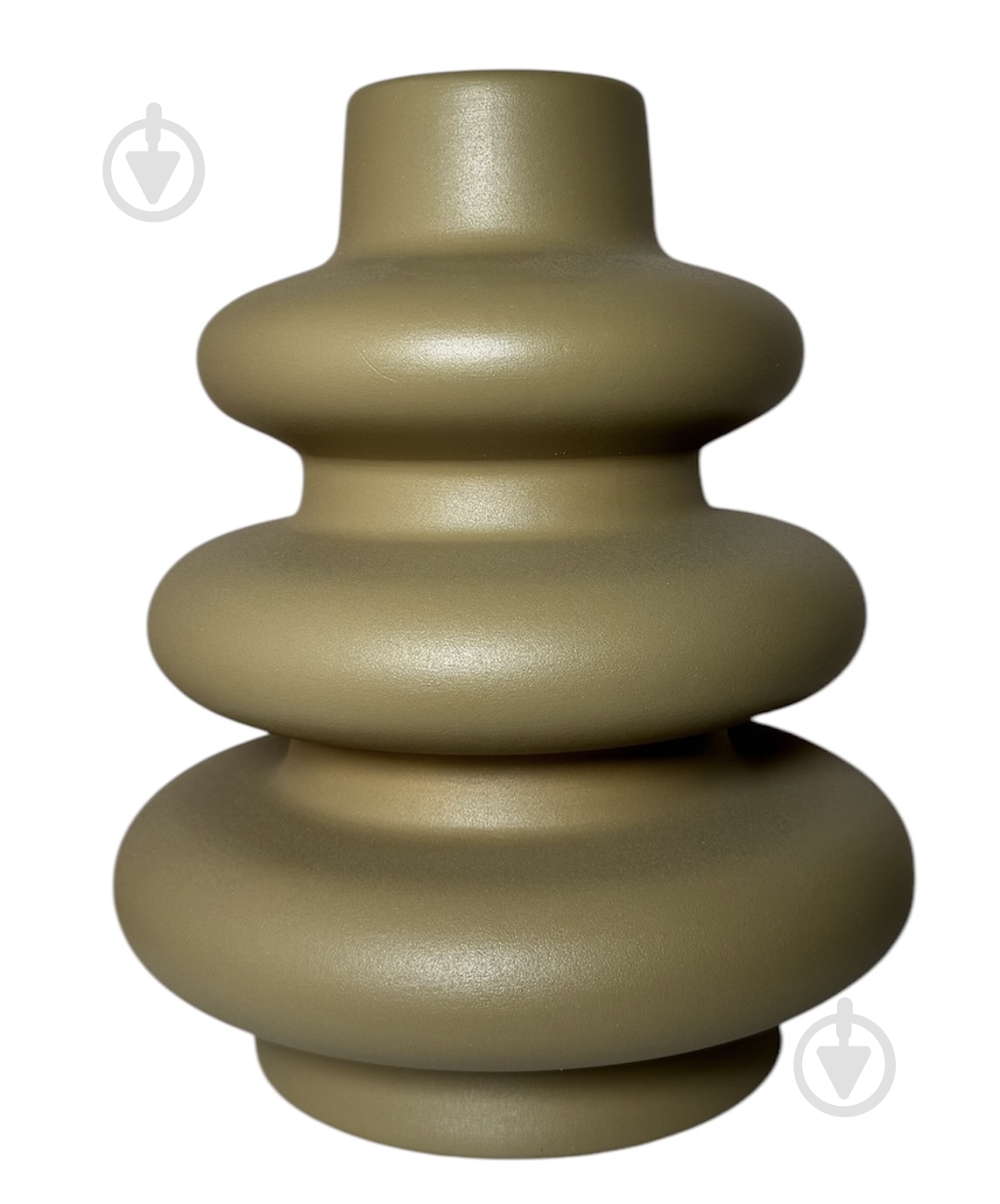 Ваза керамічна Nana ceramics Ліберті 26 см муар капучино - фото 1 Ваза керамічна Nana ceramics Ліберті 26 см муар капучино - фото 1