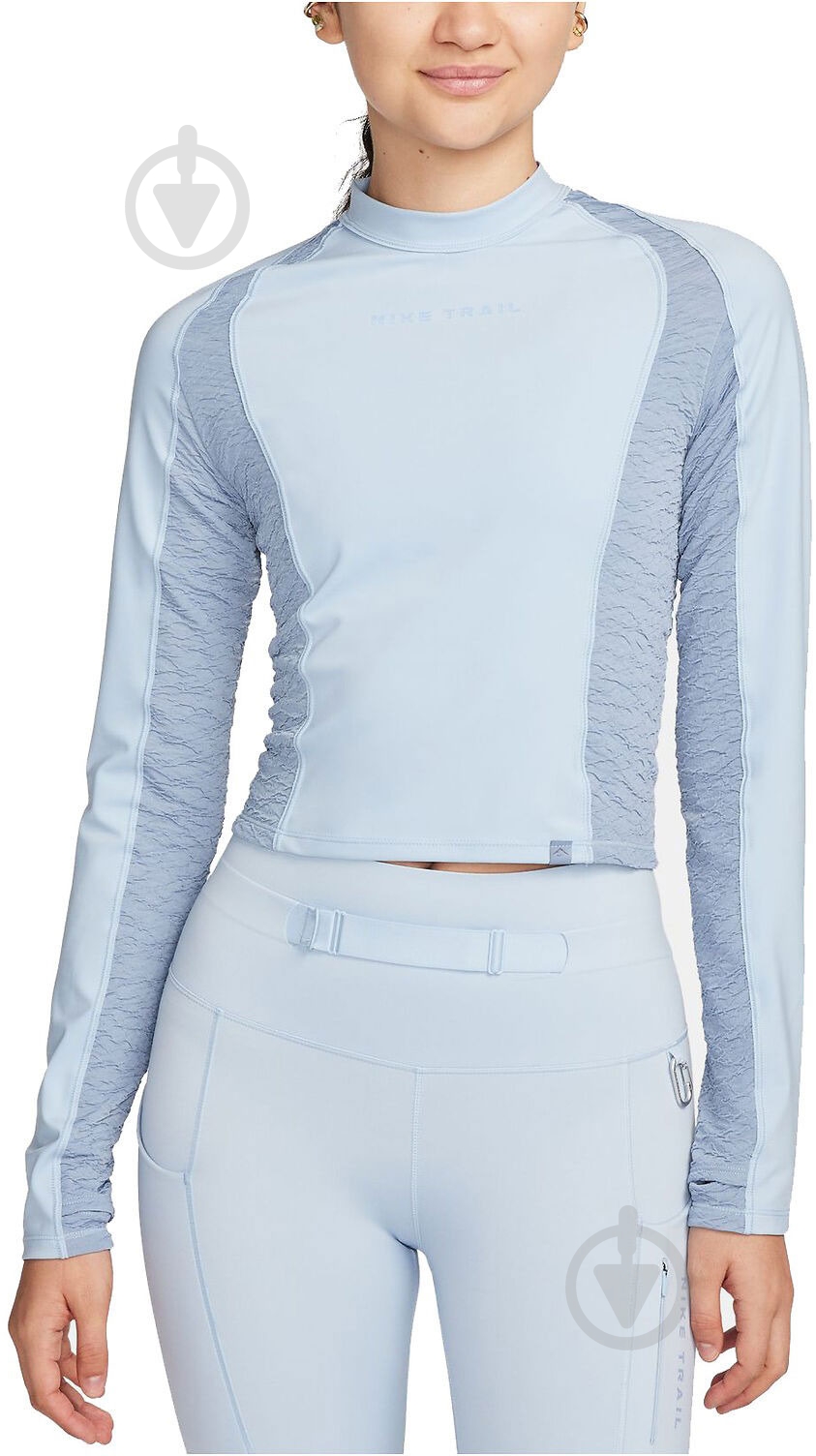 Футболка Nike Trail LS FN4706-440 р.L блакитний - фото 1 Футболка Nike Trail LS FN4706-440 р.L блакитний - фото 1