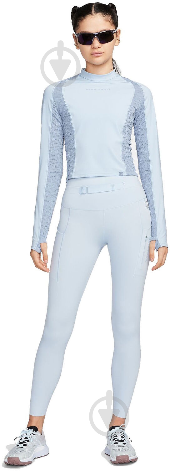 Футболка Nike Trail LS FN4706-440 р.L блакитний - фото 4 Футболка Nike Trail LS FN4706-440 р.L блакитний - фото 4