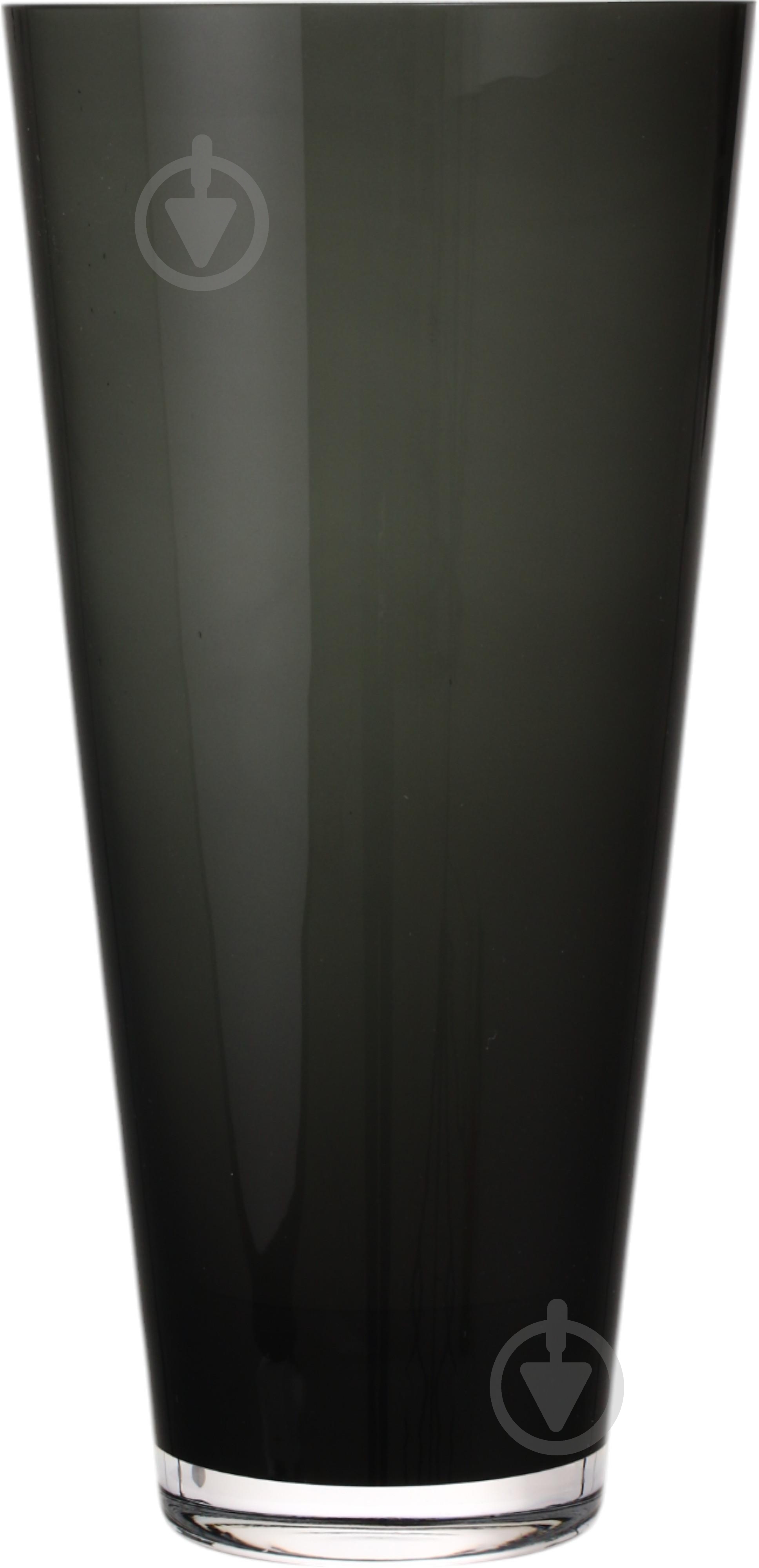 Ваза скляна Wrzesniak Glassworks Sofi 30 см сірий 17-133B - фото 3