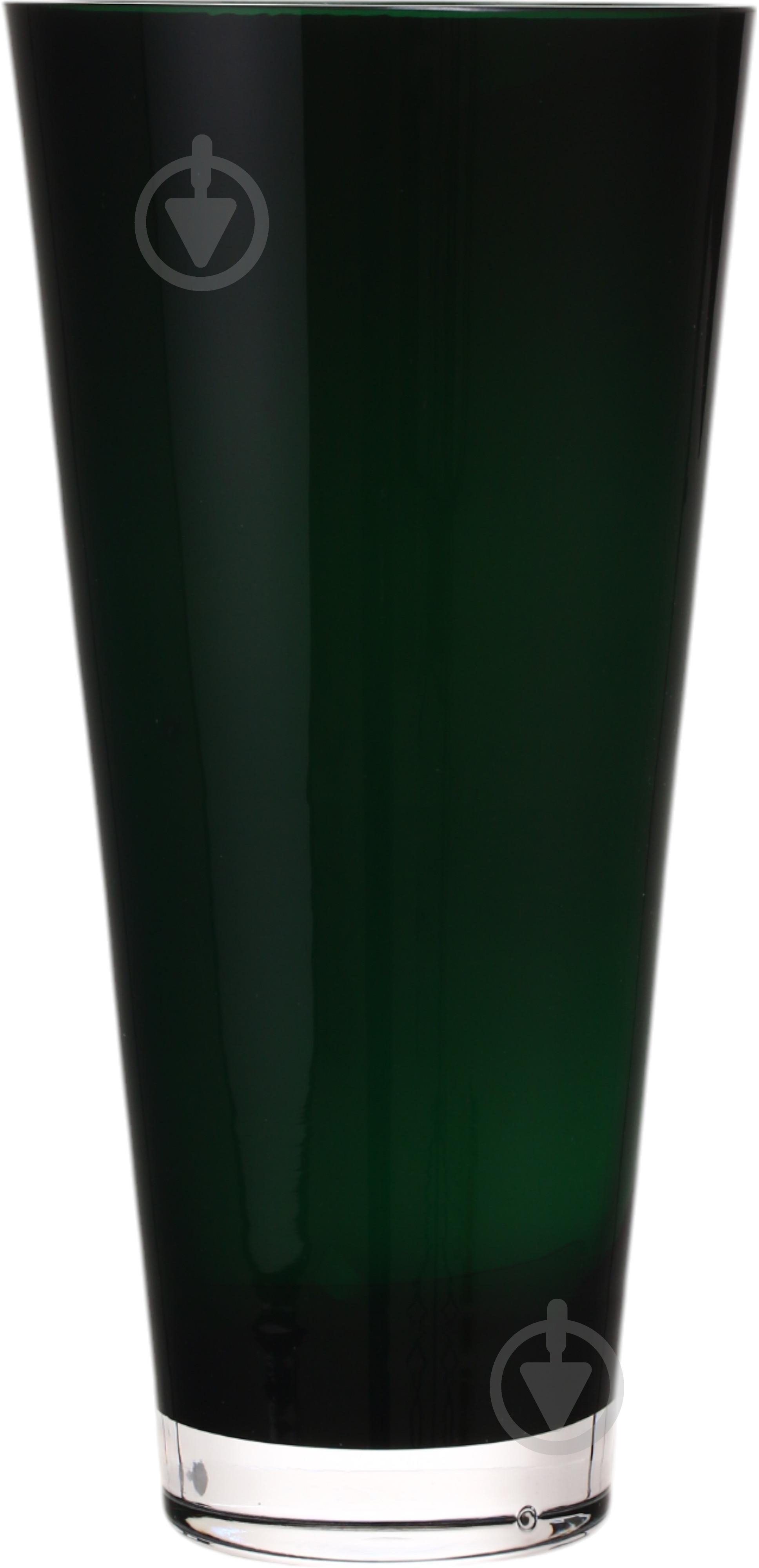 Ваза скляна Wrzesniak Glassworks Sofi 30 см зелений 17-133B - фото 3