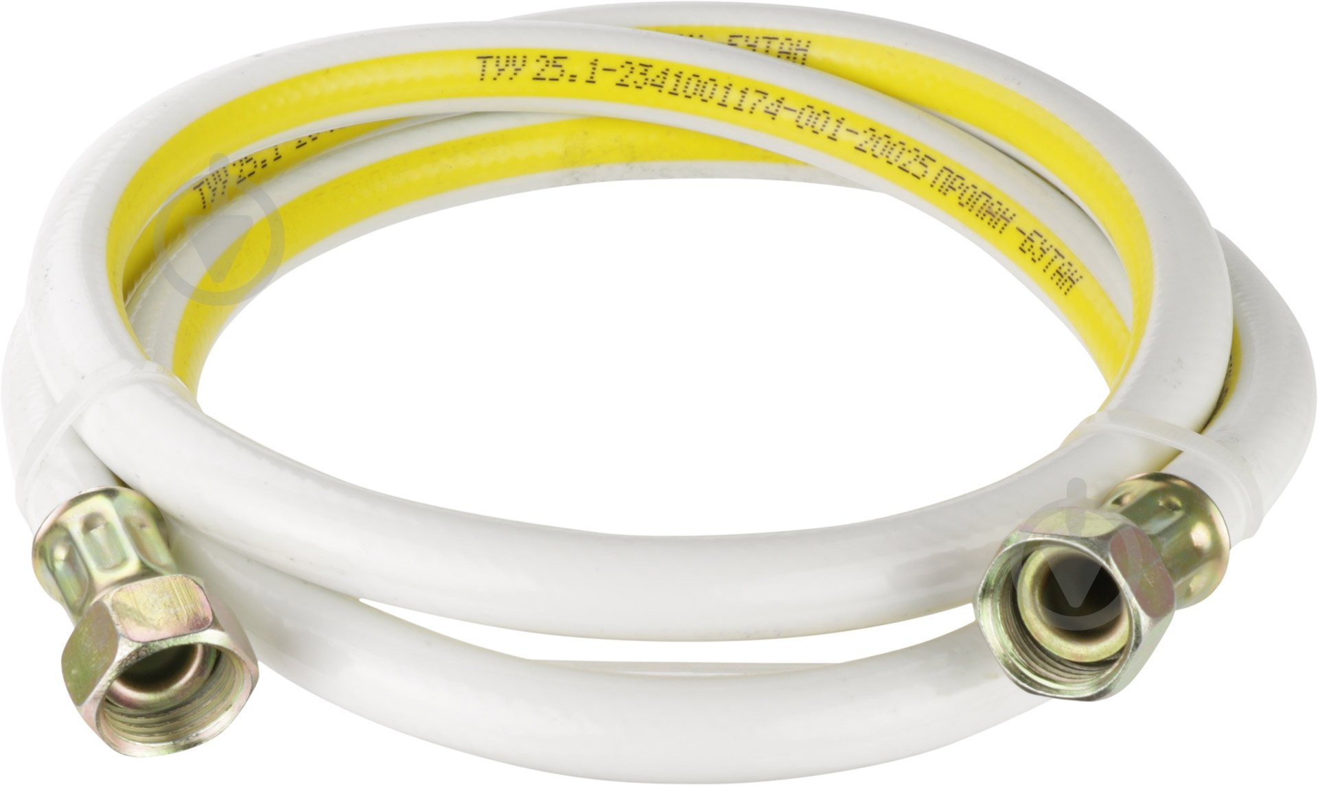 Шланг для газа Гусак 1,5 м белый - фото 1