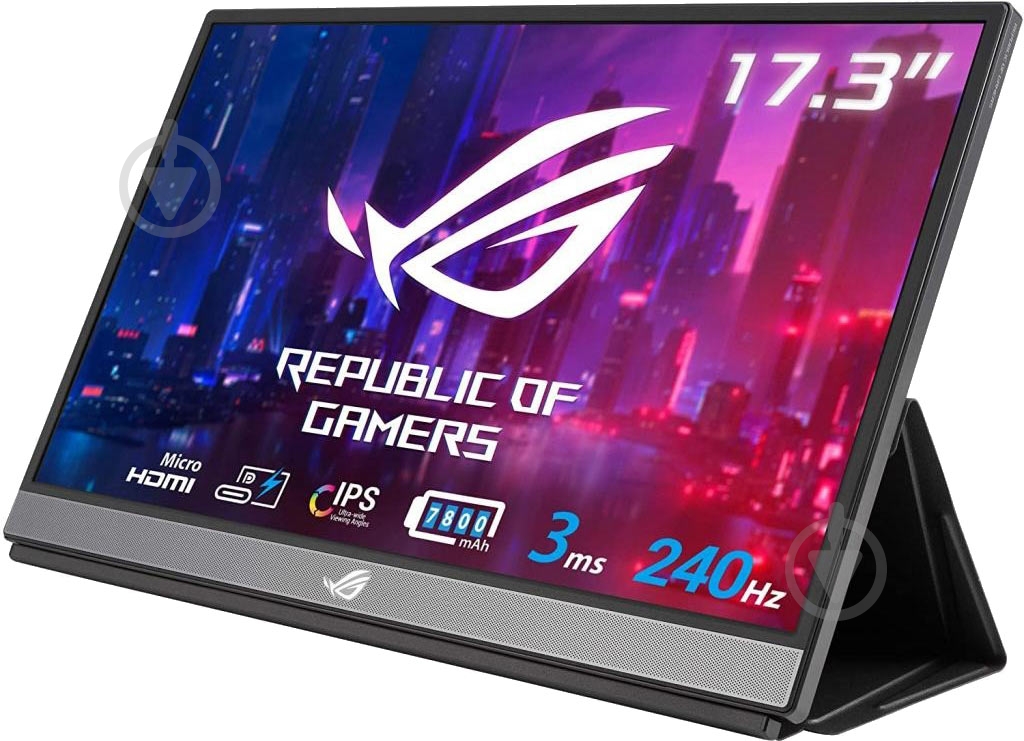 Монитор Asus Portable XG17AHPE 17,3" (90LM05G1-B02170) - фото 3