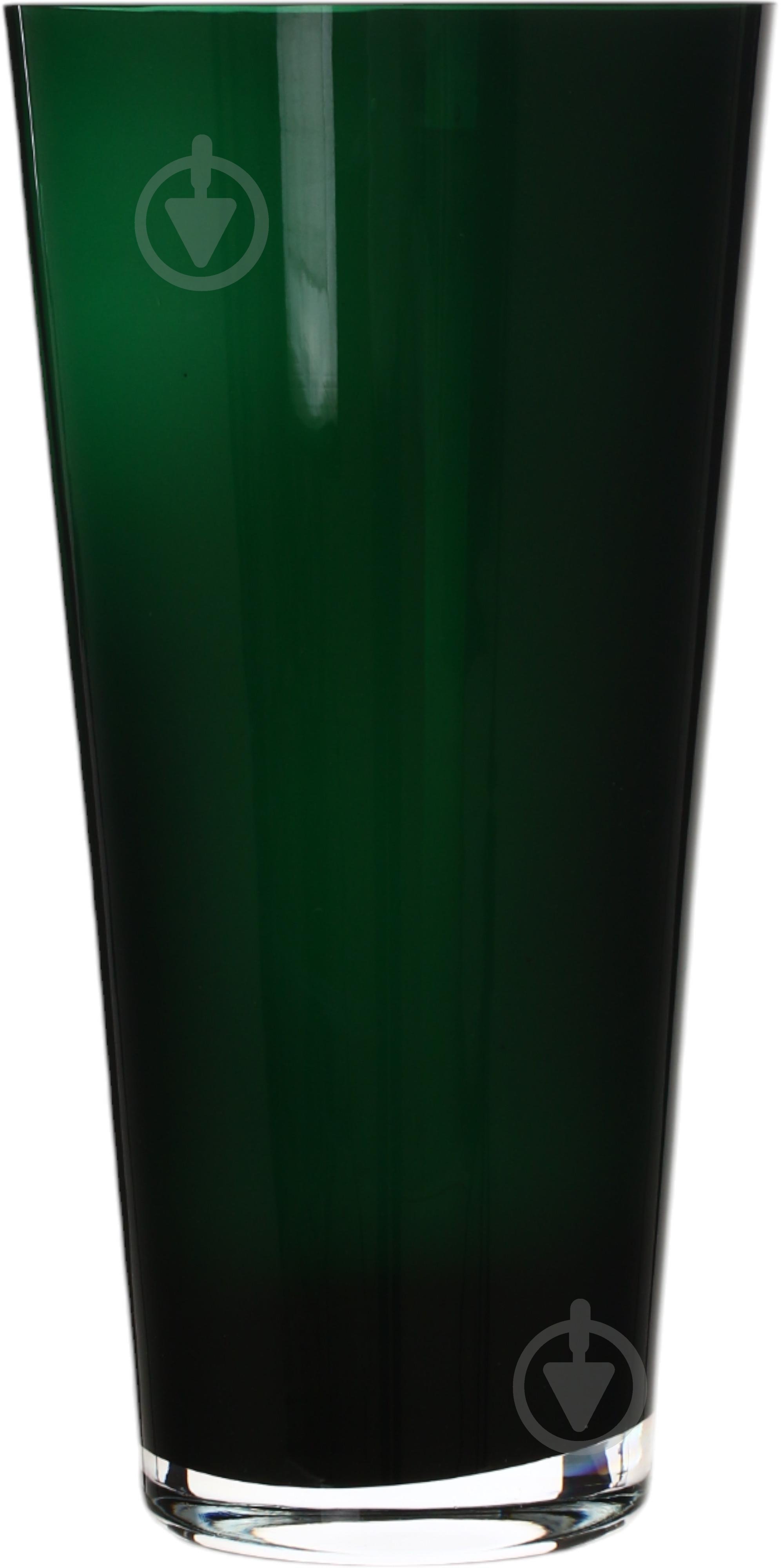 Ваза скляна Wrzesniak Glassworks Sofi 35 см зелений 17-1444 - фото 3