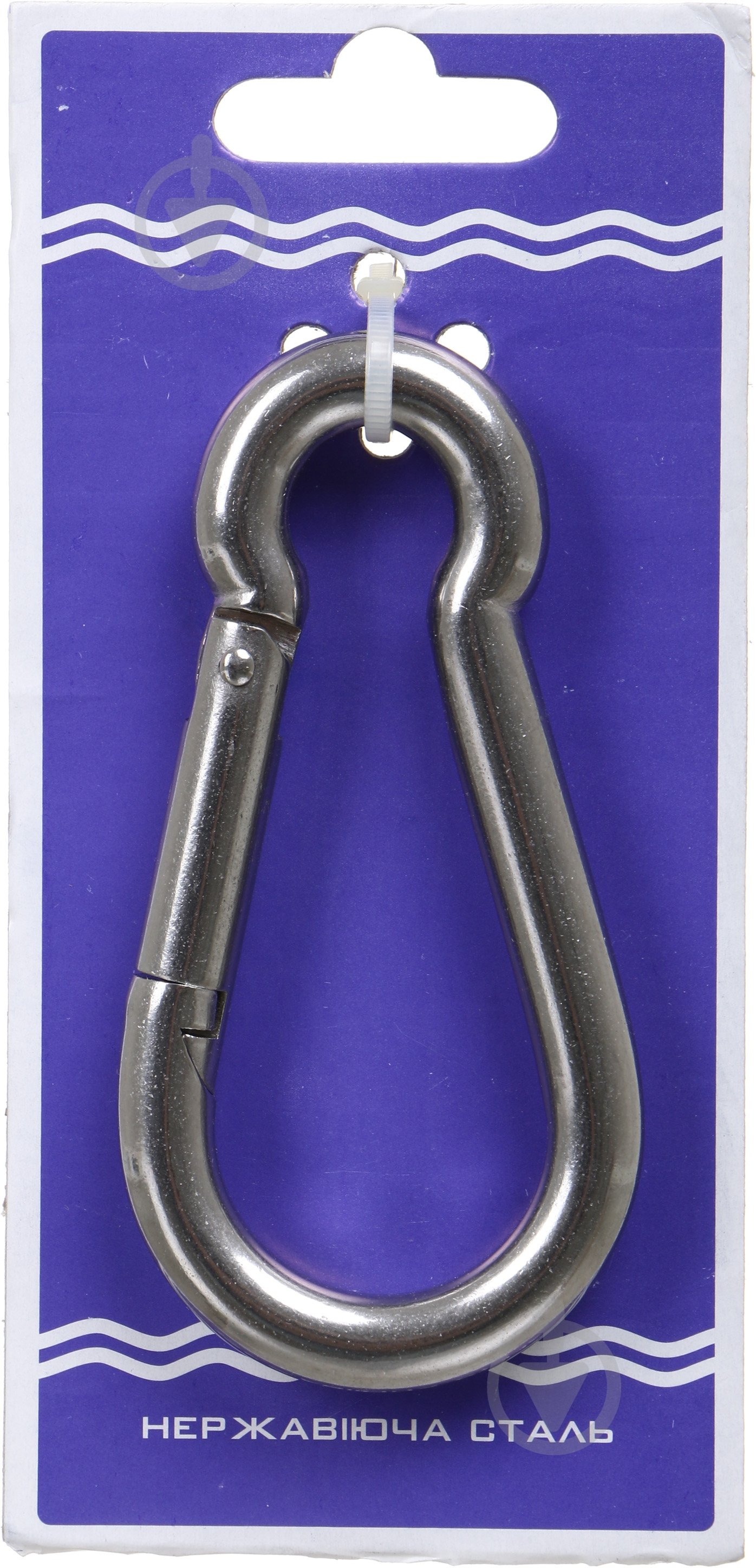 Карабин пожарный M10x100 мм 10 мм нержавеющая сталь 1 шт. - фото 1