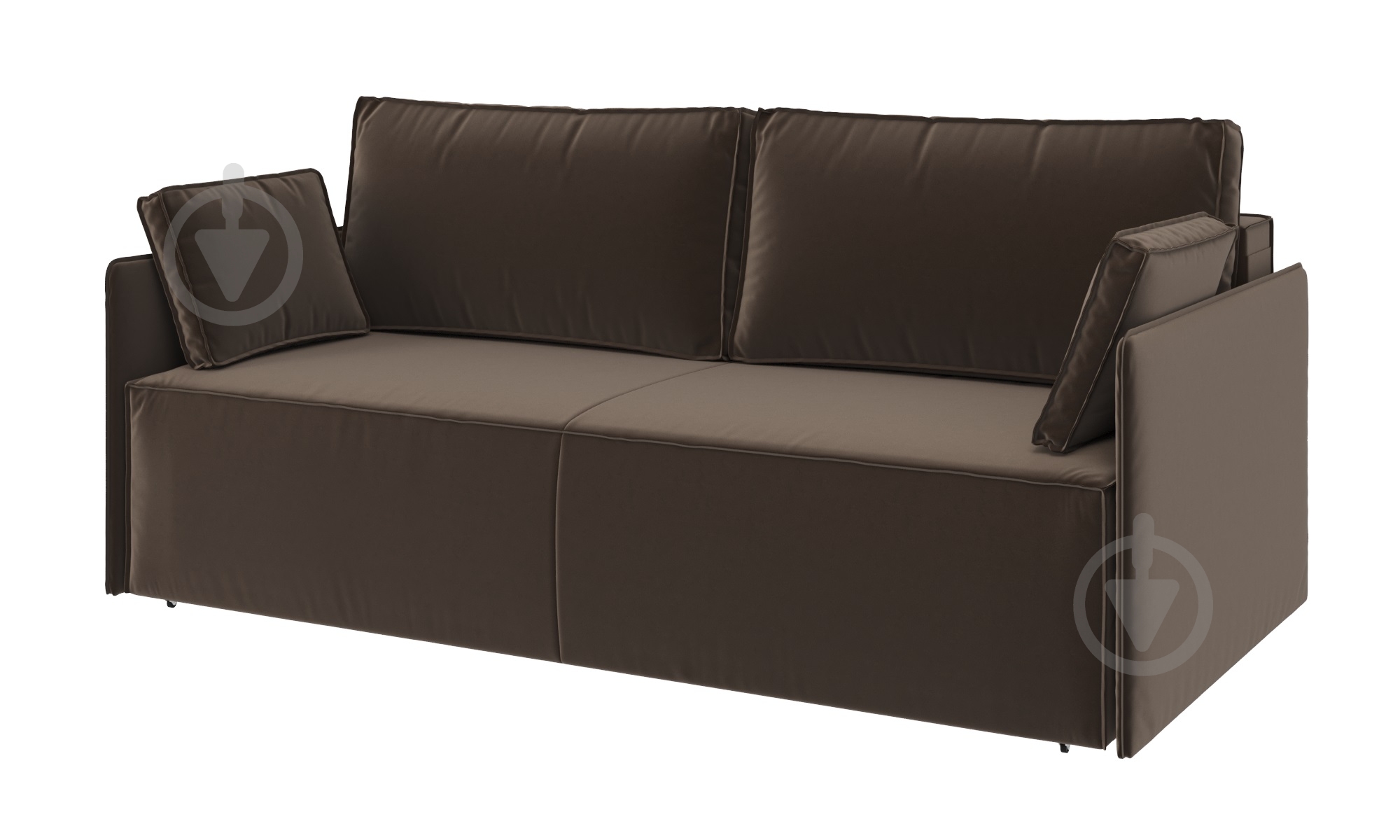 Диван прямой SOFYNO Гермес Trinity-07 коричневый 2090x1050x750 мм - фото 1