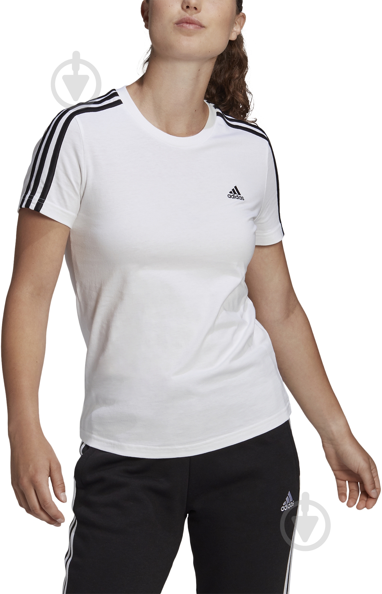 Футболка Adidas W 3S T GL0783 р.S белый - фото 1 Футболка Adidas W 3S T GL0783 р.S белый - фото 1