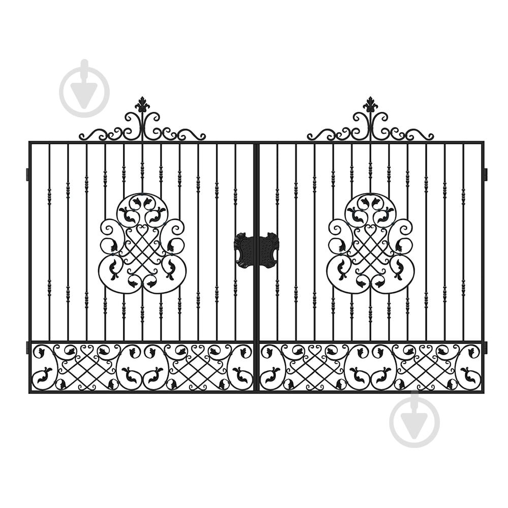 Ворота Артдеко КВ-20 2340х3600 мм (комплект елементів) - фото 1