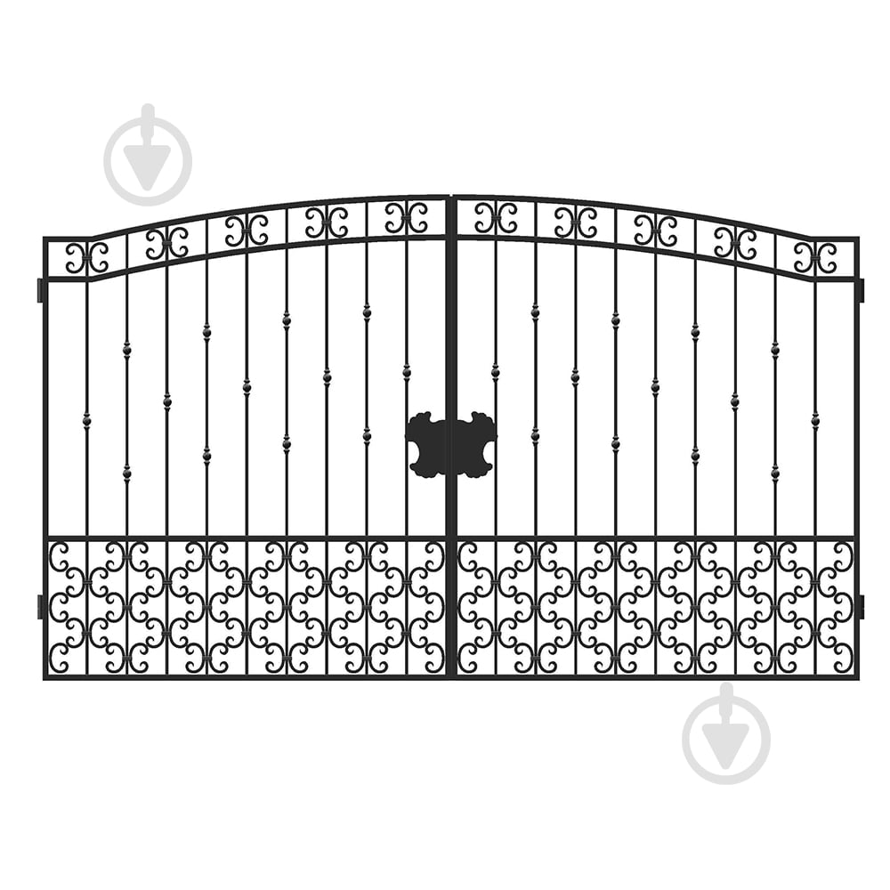 Ворота Артдеко КВ-18 2000х3320 мм (комплект элементов) - фото 1