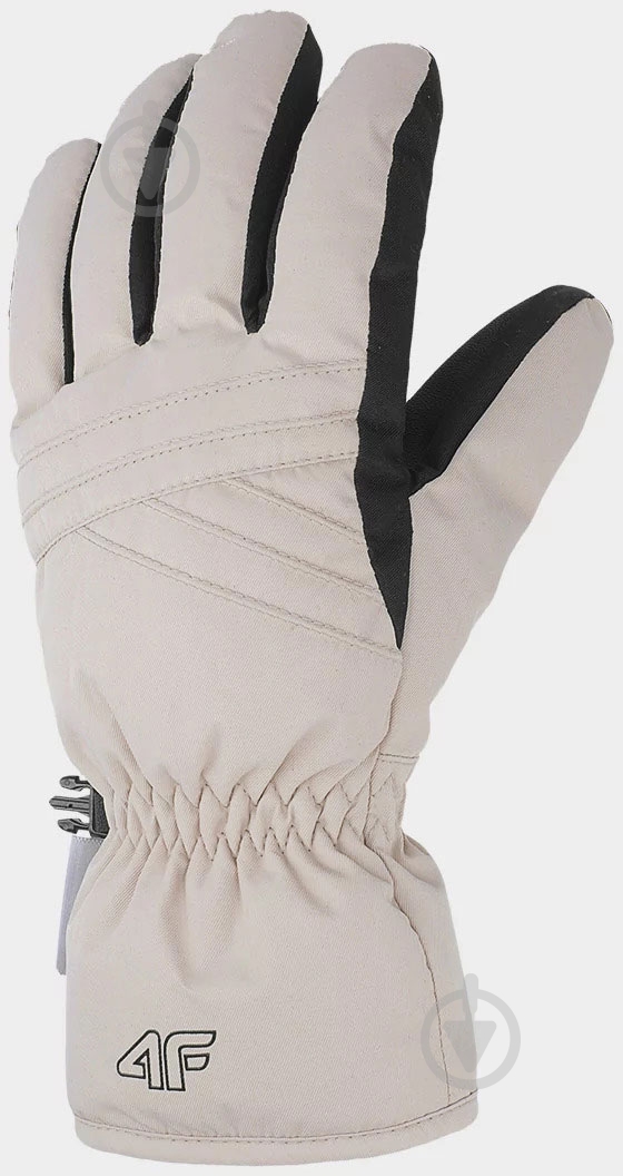 Рукавички 4F GLOVES FNK F106 4FWAW23AFGLF106-83S р.M бежевий - фото 1