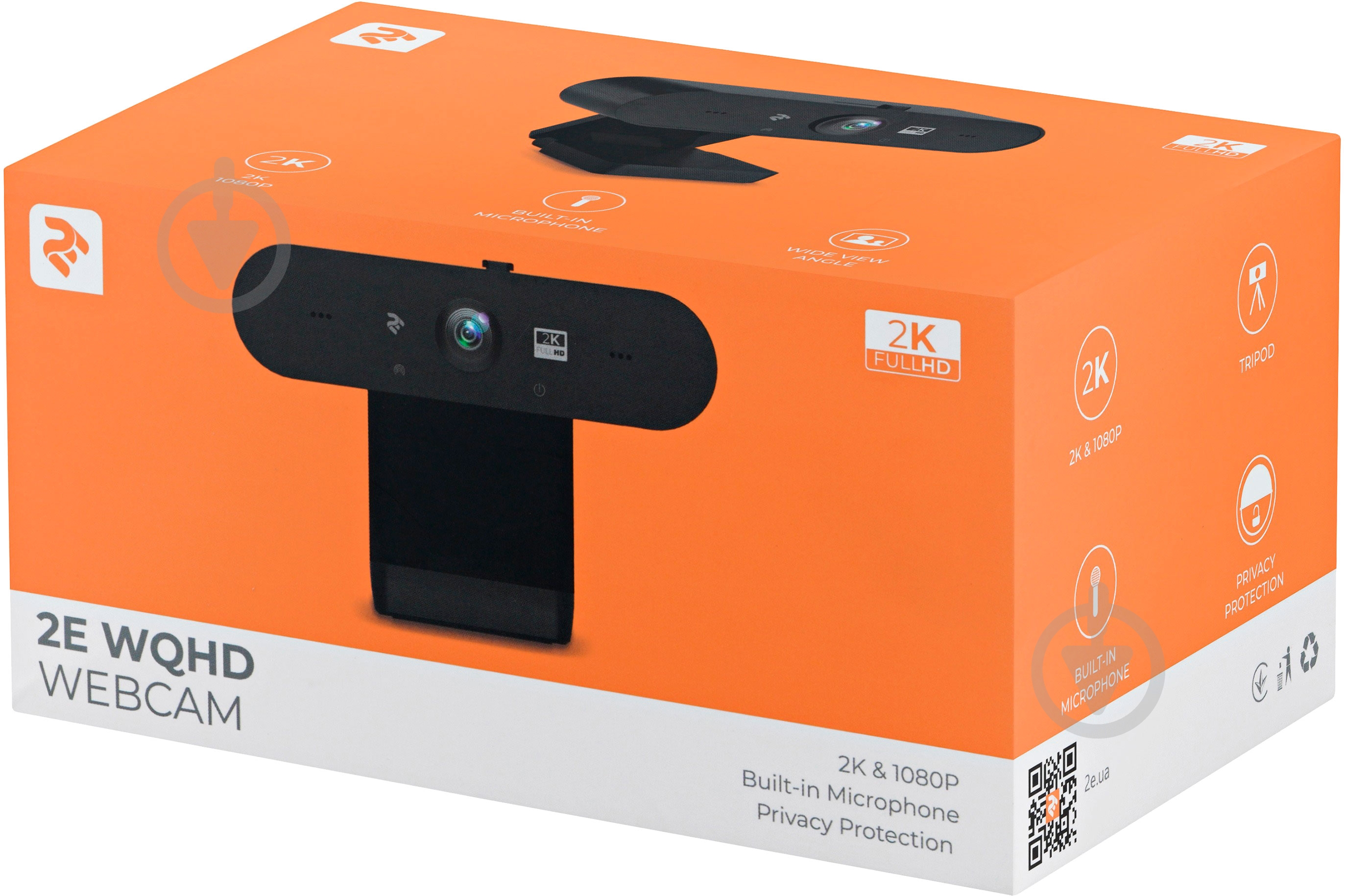 Веб-камера 2E WQHD 2К USB - фото 9
