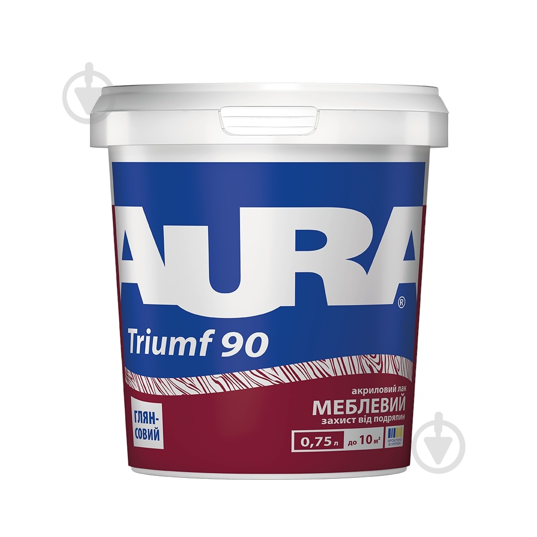 Лак меблевий Triumf 90 Aura глянець 0.75 л безбарвний - фото 1