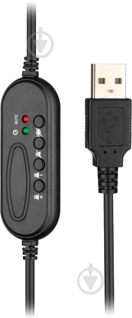 Гарнитура 2E CH12 black (2E-CH12SU) USB - фото 5 Гарнитура 2E CH12 black (2E-CH12SU) USB - фото 5