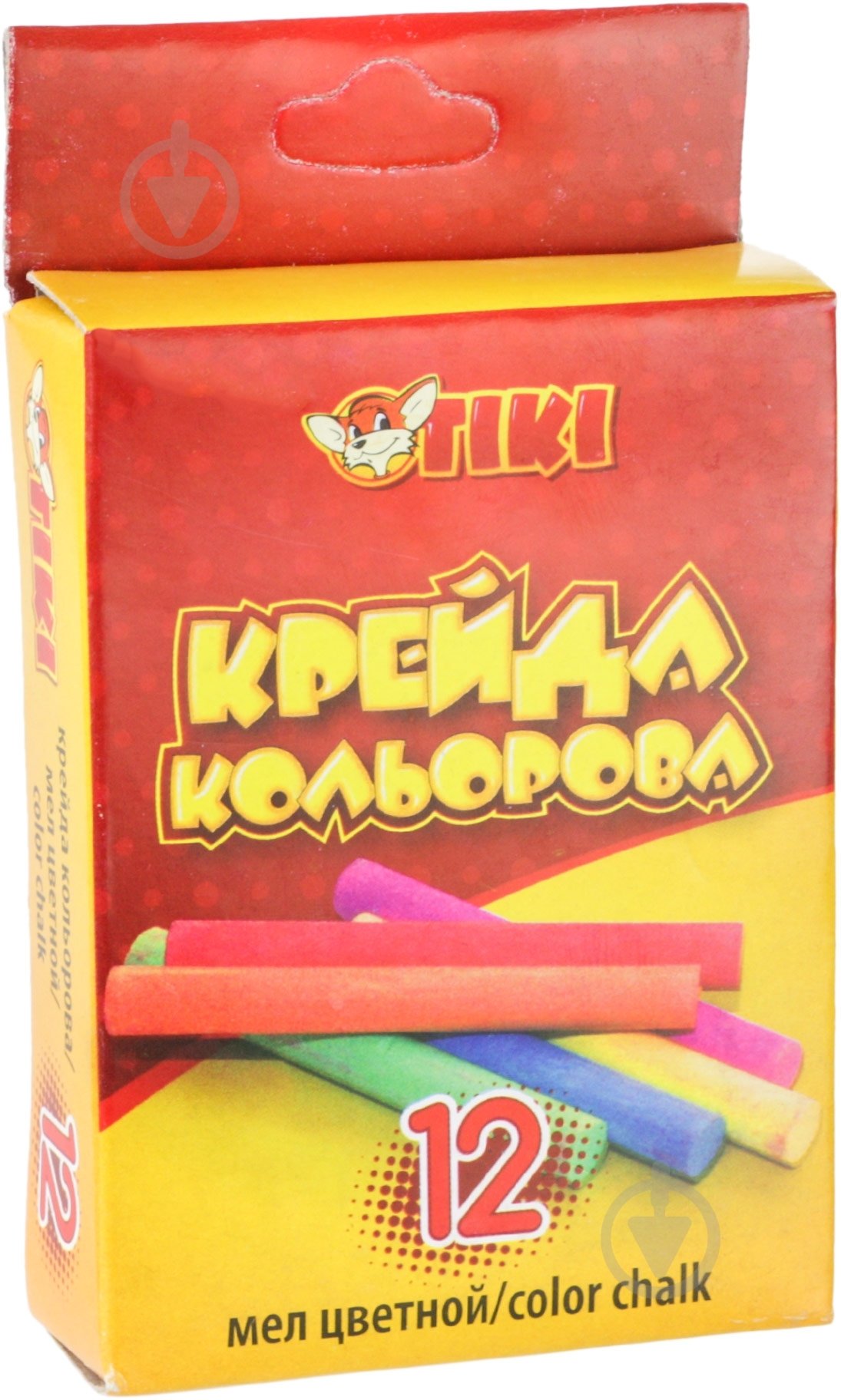 Набор мелков 12 цветов 384 Тікі - фото 1