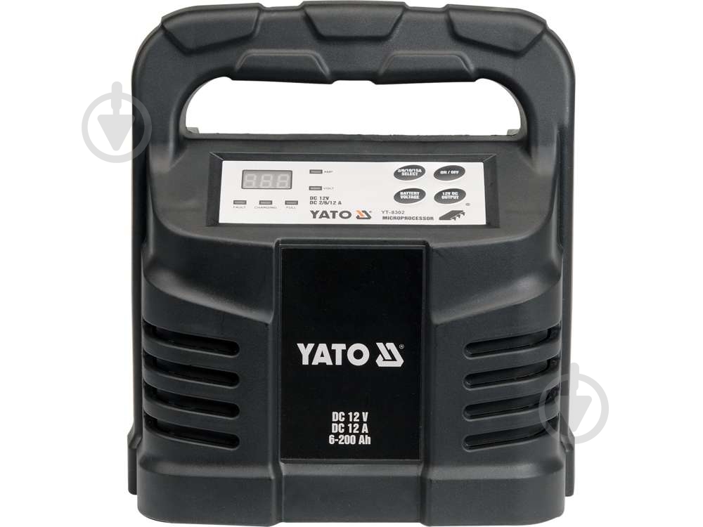 Зарядное устройство импульсный YATO 12 А (YT-8302) - фото 1
