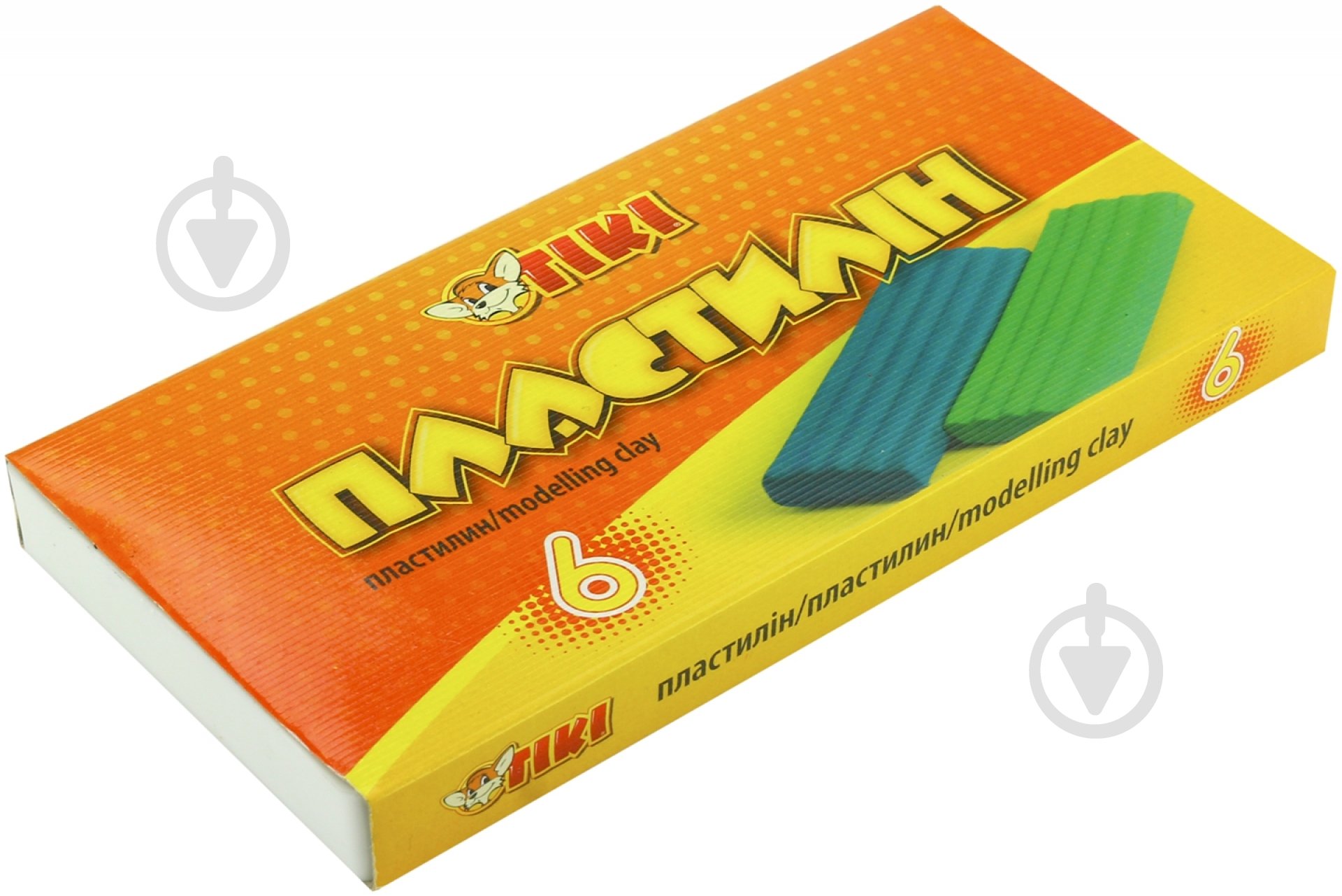 Пластилин 52104-TK 6х120 гр Тікі - фото 1