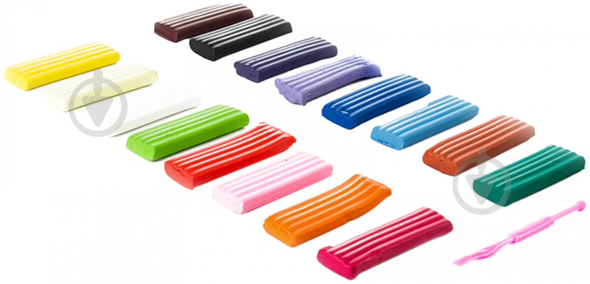 Пластилин 52103-TK 16х320 гр Тікі - фото 2