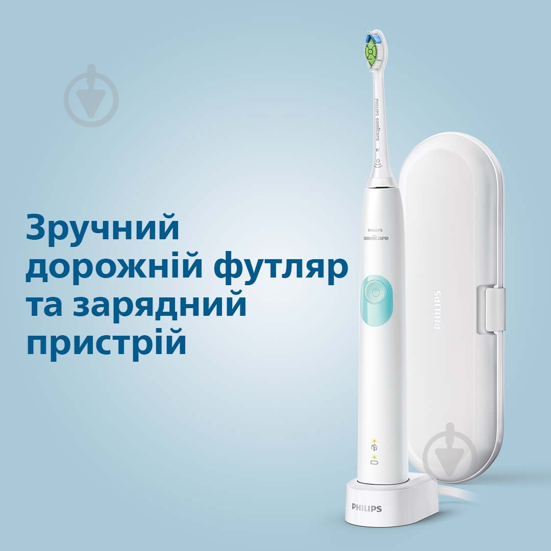 Зубная щетка Philips Sonicare Protective clean 1 HX6807/28 - фото 12