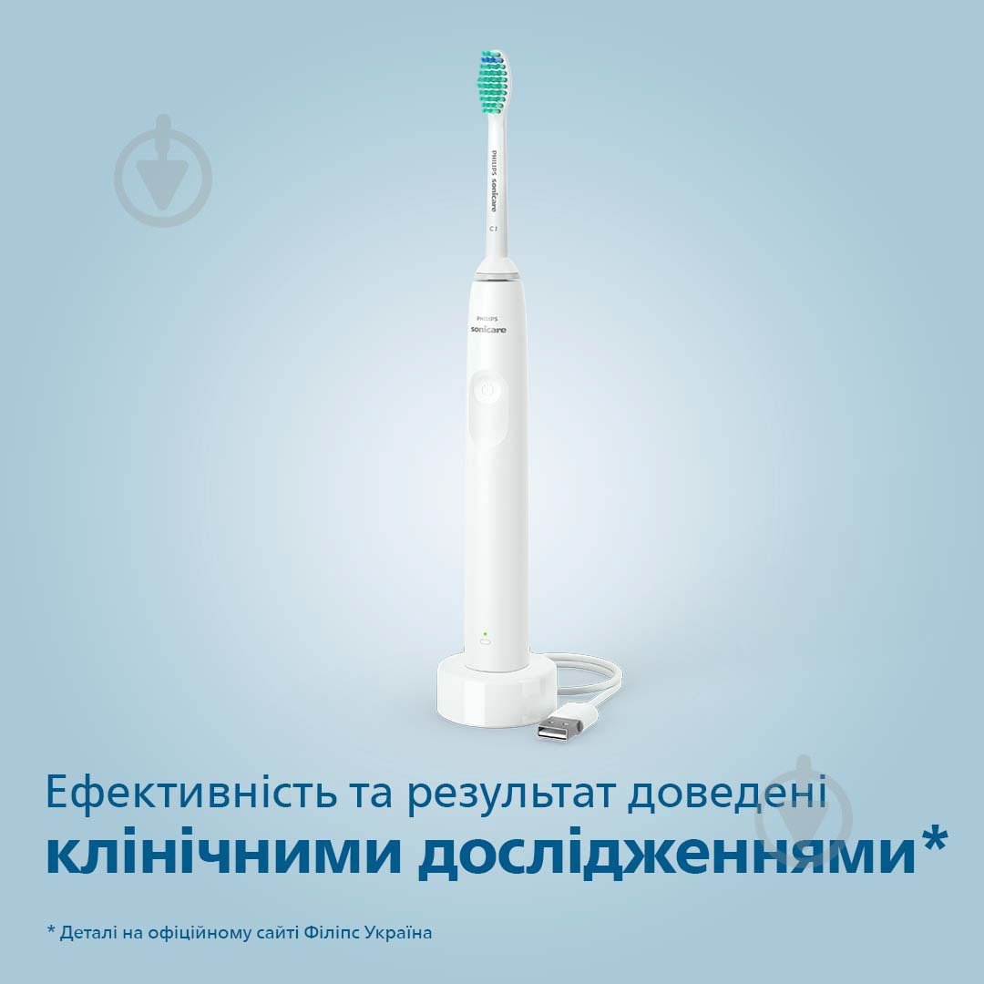 Електрична зубна щітка Philips Sonicare 2100 Series HX3651/13 - фото 3