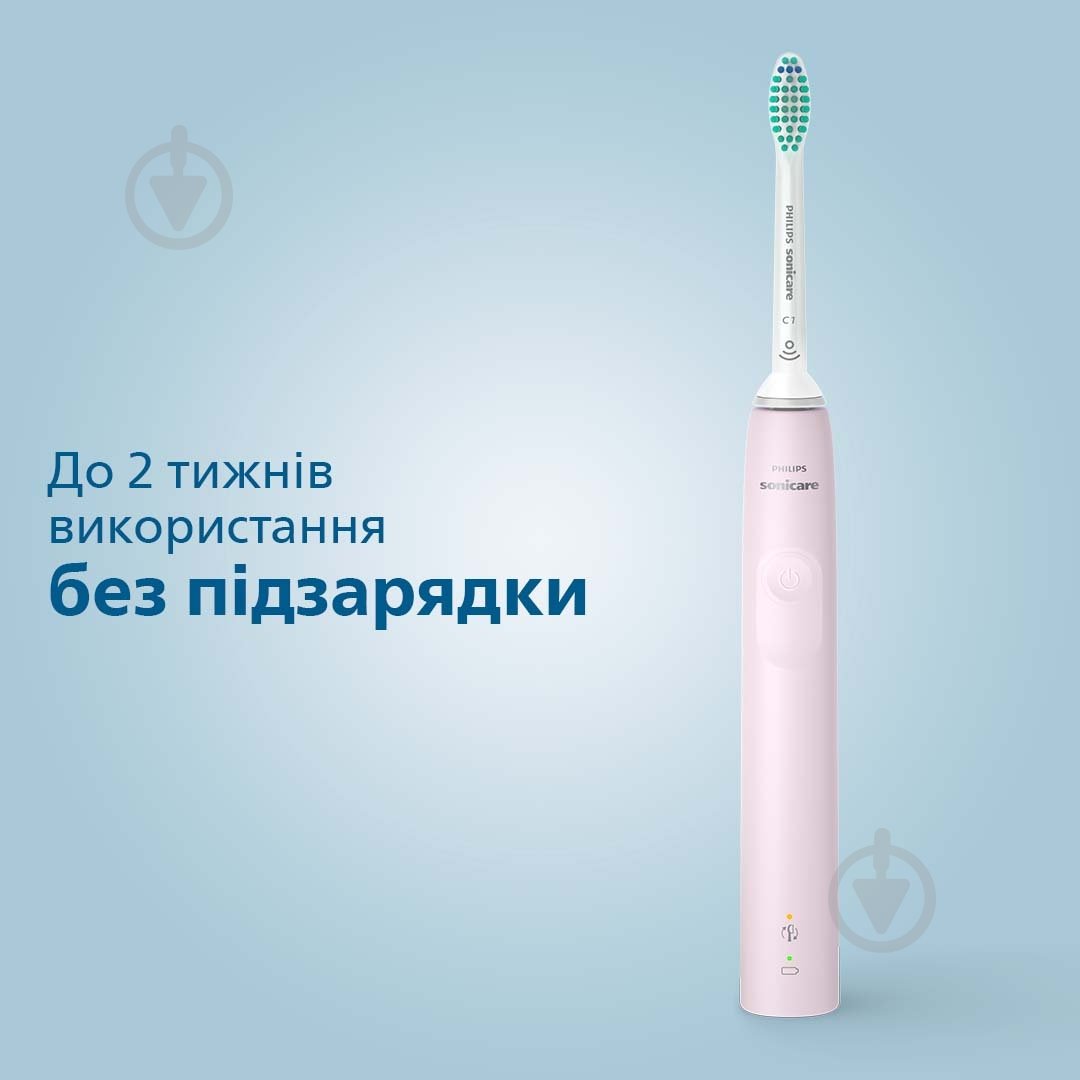 Електрична зубна щітка Philips Sonicare 3100 series HX3671/11 - фото 6