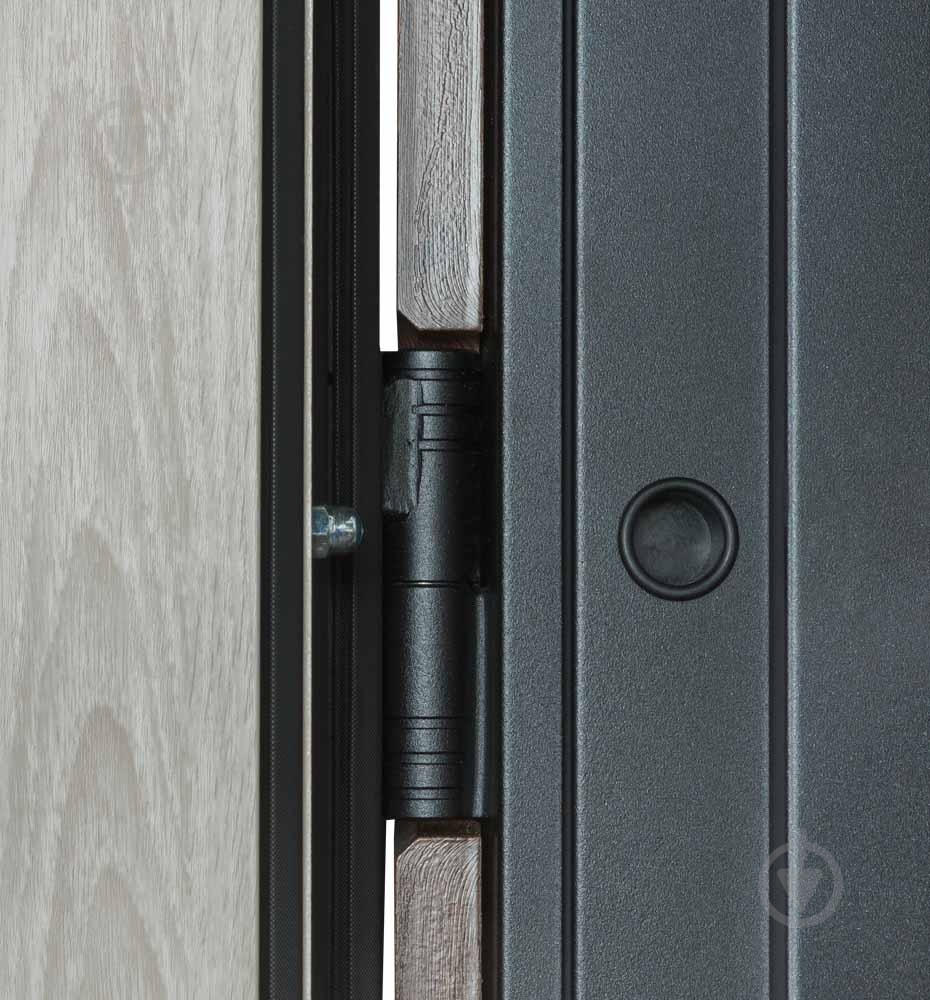 Двері вхідні Булат К-8 мод.520/236 дуб табак / дуб немо лате 2050x850 мм ліві - фото 7