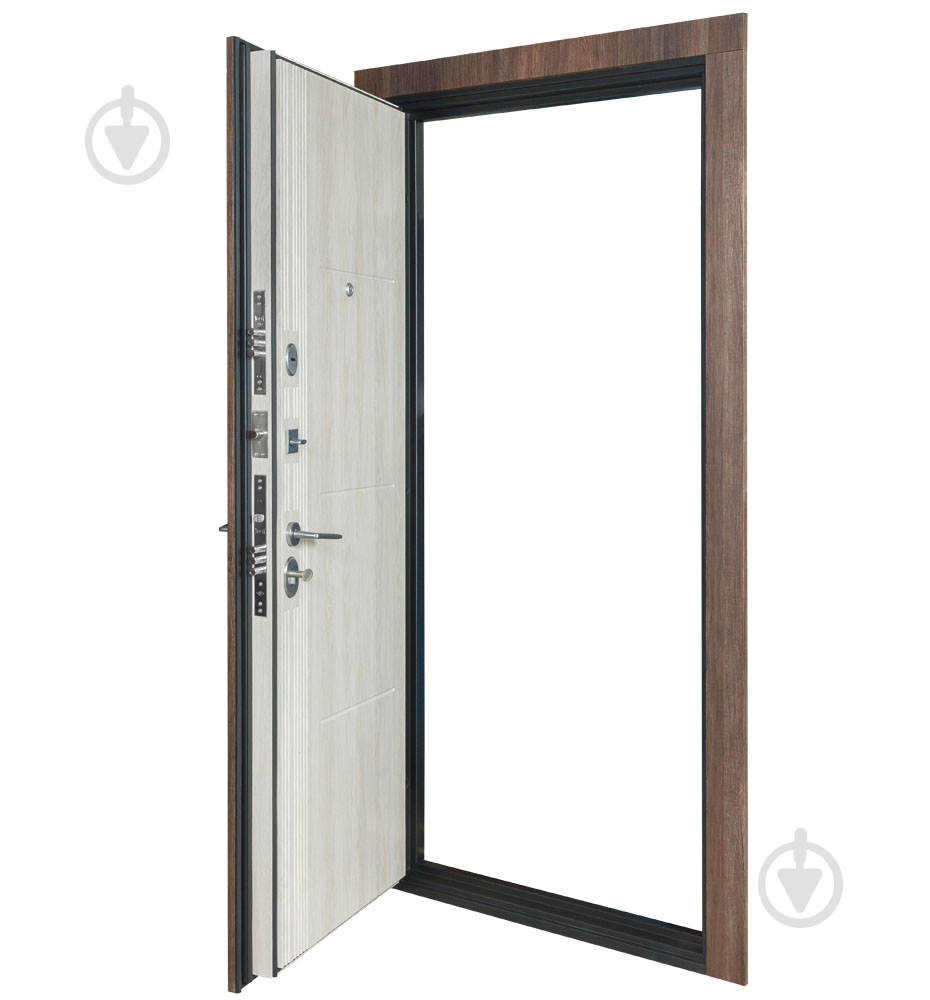 Двері вхідні Булат К-8 мод.520/236 дуб табак / дуб немо лате 2050x850 мм ліві - фото 5