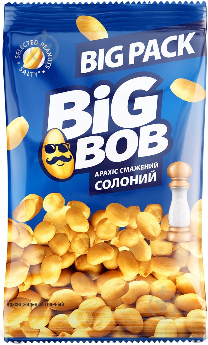 Арахис Big Bob соленый 130 г - фото 1