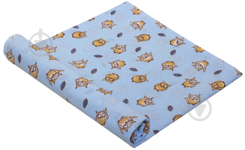 Пелюшки Руно Совенятка блакитні 80х95 см 24А_совушки блакитні - фото 1