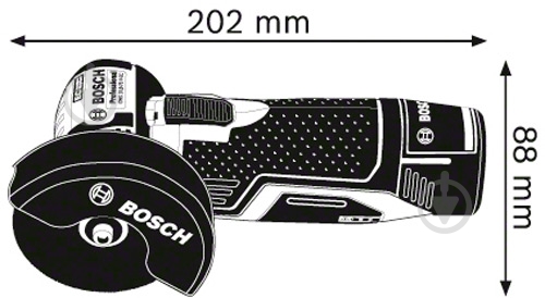 Болгарка (угловая шлифмашина) Bosch Professional GWS 10.8-76 V-EC 06019F2002 - фото 5