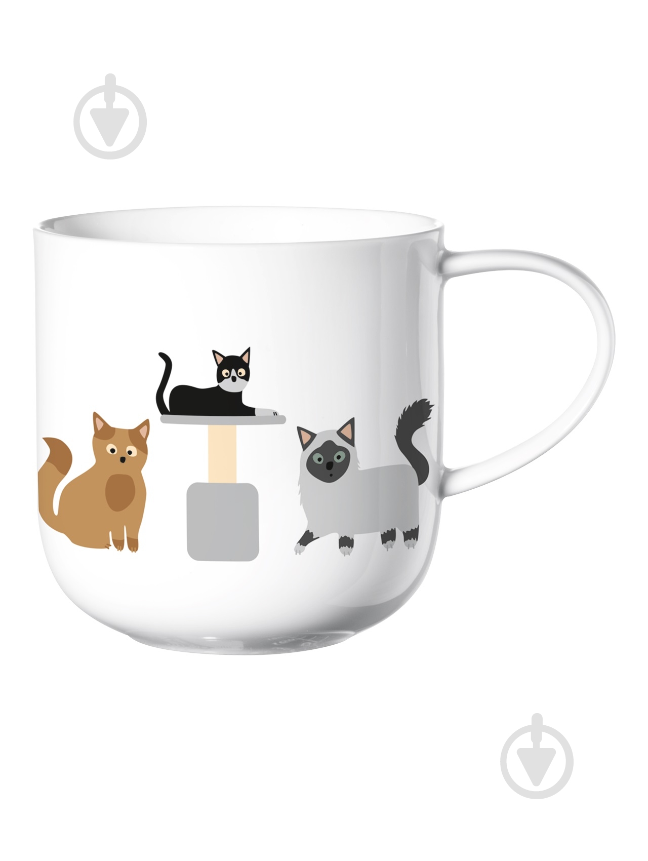 Чашка ASA Коты 400 мл 19440014 - фото 1