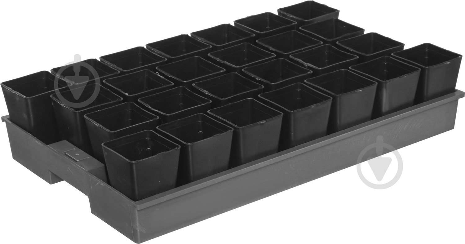 Набір для розсади з горщики піддоном 26 шт. - фото 1