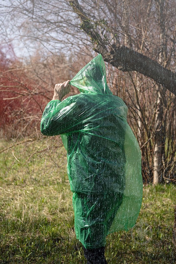 Дождевик NEO tools макинтош с капюшоном, карманный - фото 4