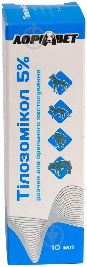 Препарат Лорі Тилозомикол 5% 10 мл - фото 1