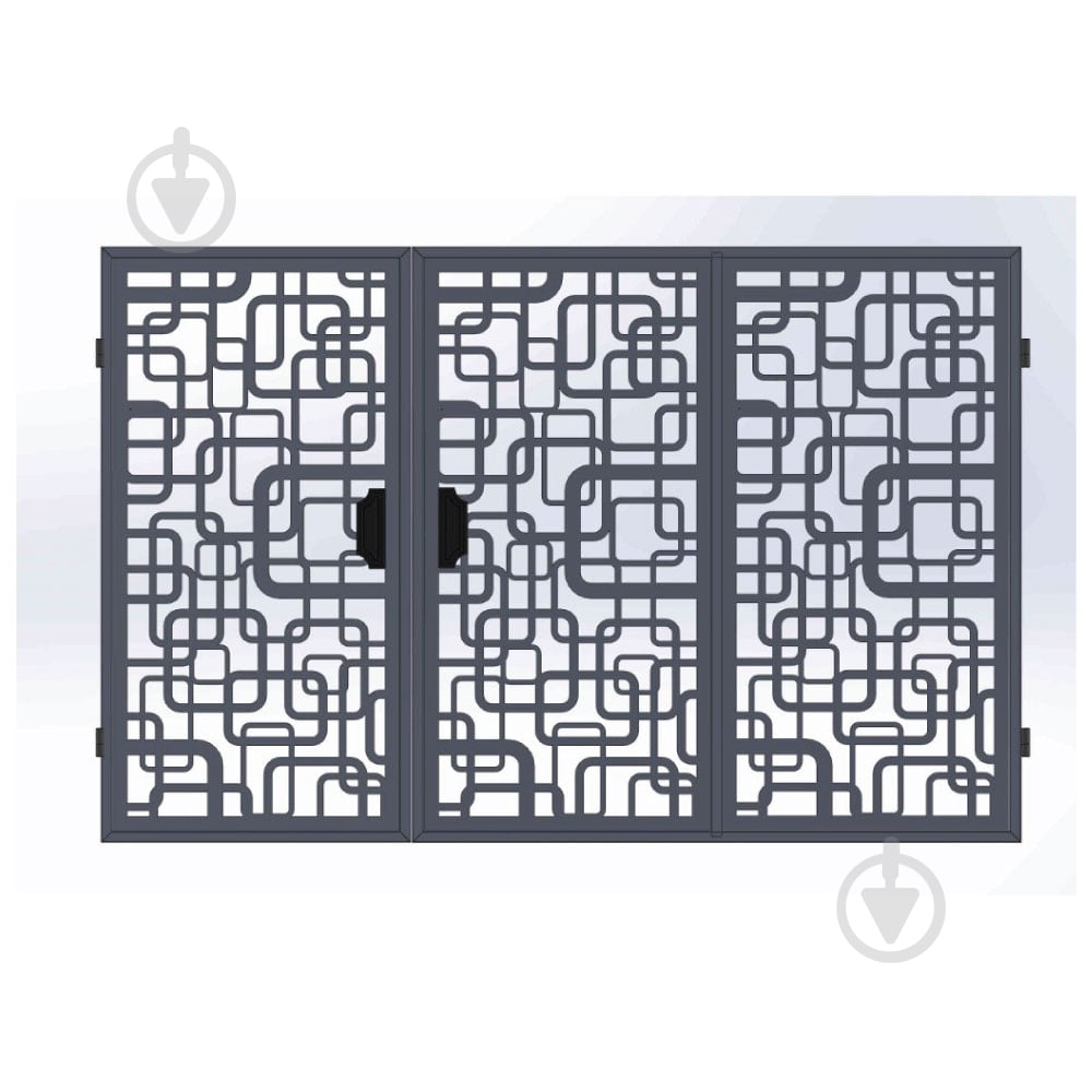 Ворота Артдеко КВ-55 2080х3190 мм (комплект элементов) - фото 1