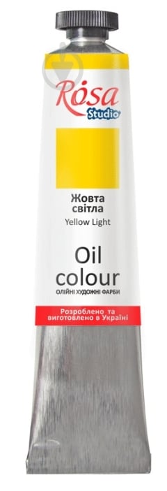 Фарба олійна Жовта світла 45 мл Rosa Studio - фото 1