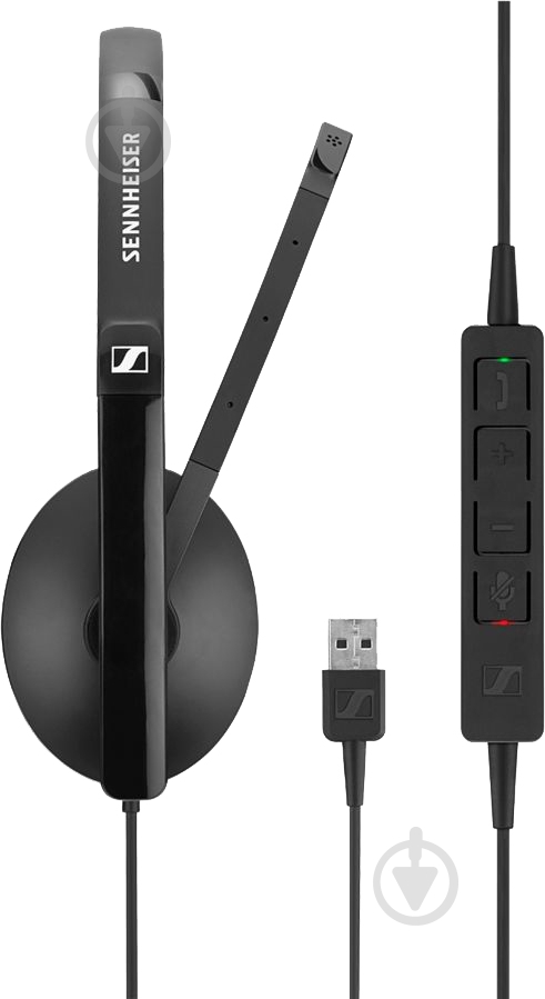 Гарнитура Sennheiser SC 130 USB Mono black (508314) - фото 3