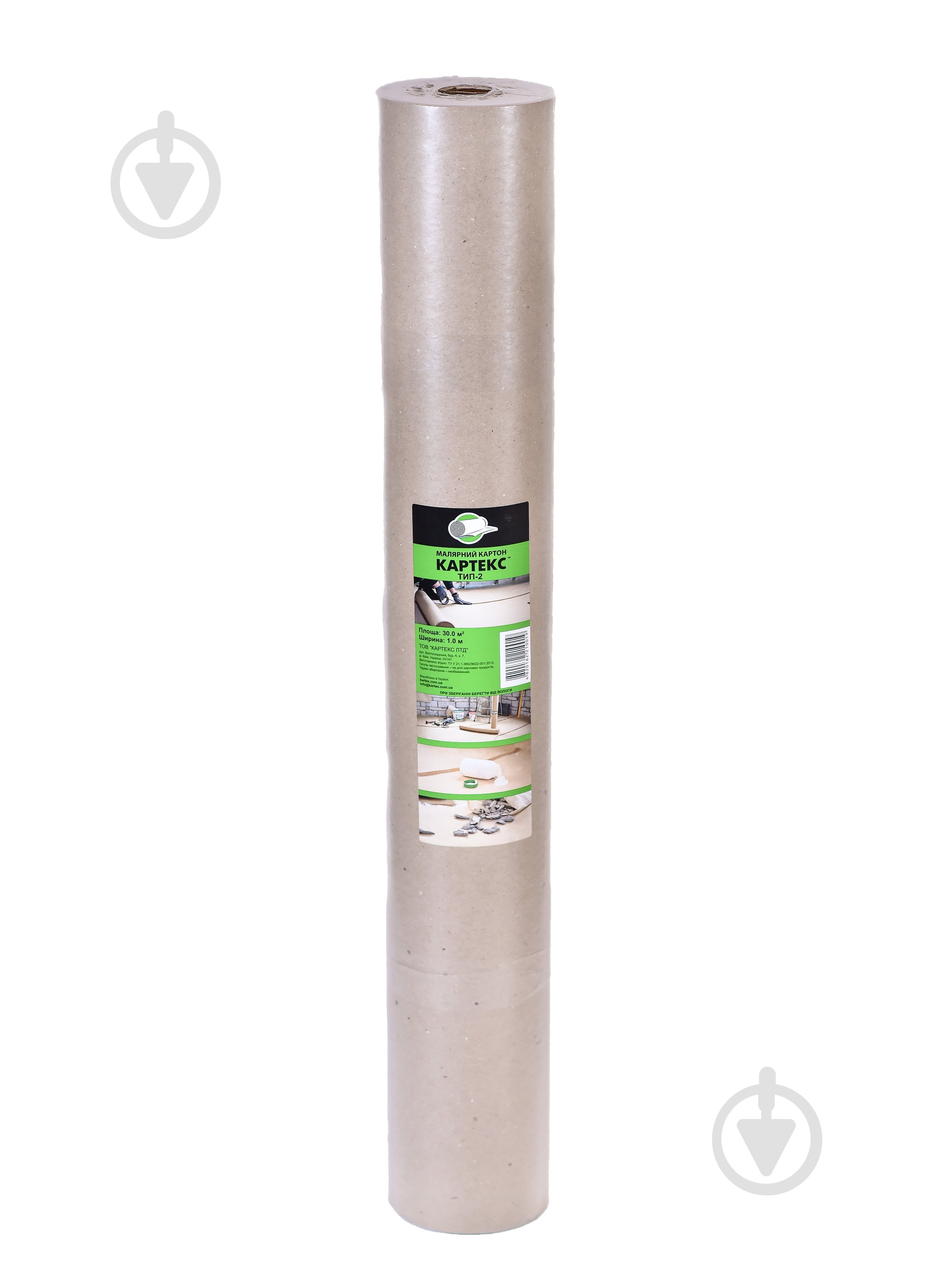 Картон малярный Картекс влагостойкий ТИП-2 30 кв.м. - фото 1 Картон малярный Картекс влагостойкий ТИП-2 30 кв.м. - фото 1